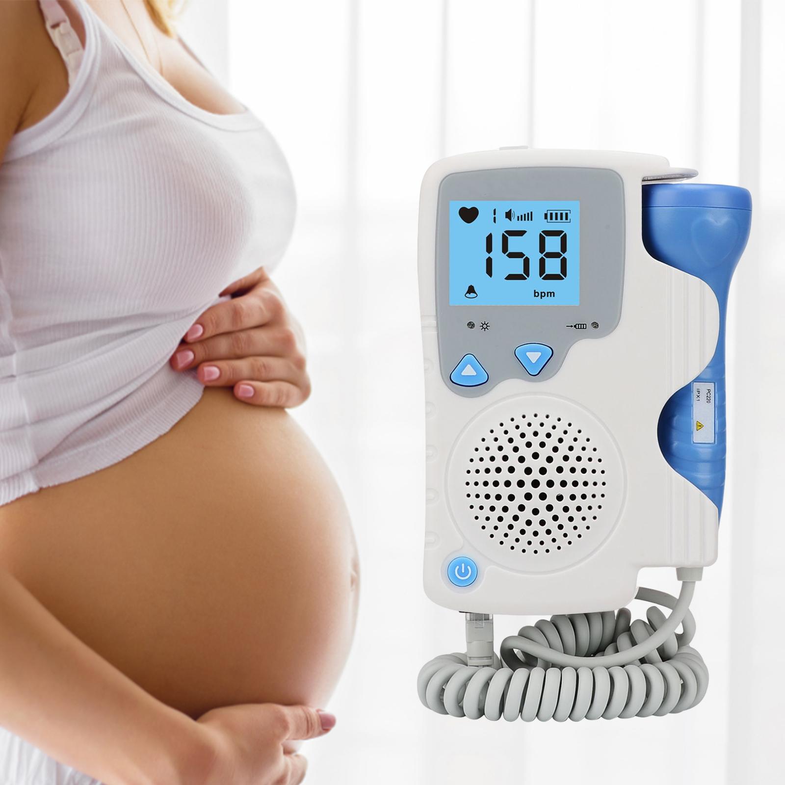 Baby Fetal Heartbeat Monitor Detector for Pregnant Display