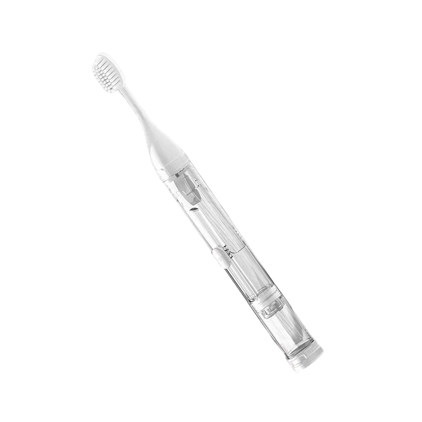 Mini Portable Folding Toothbrush Set Tooth Cleaning Tools Backpacking White