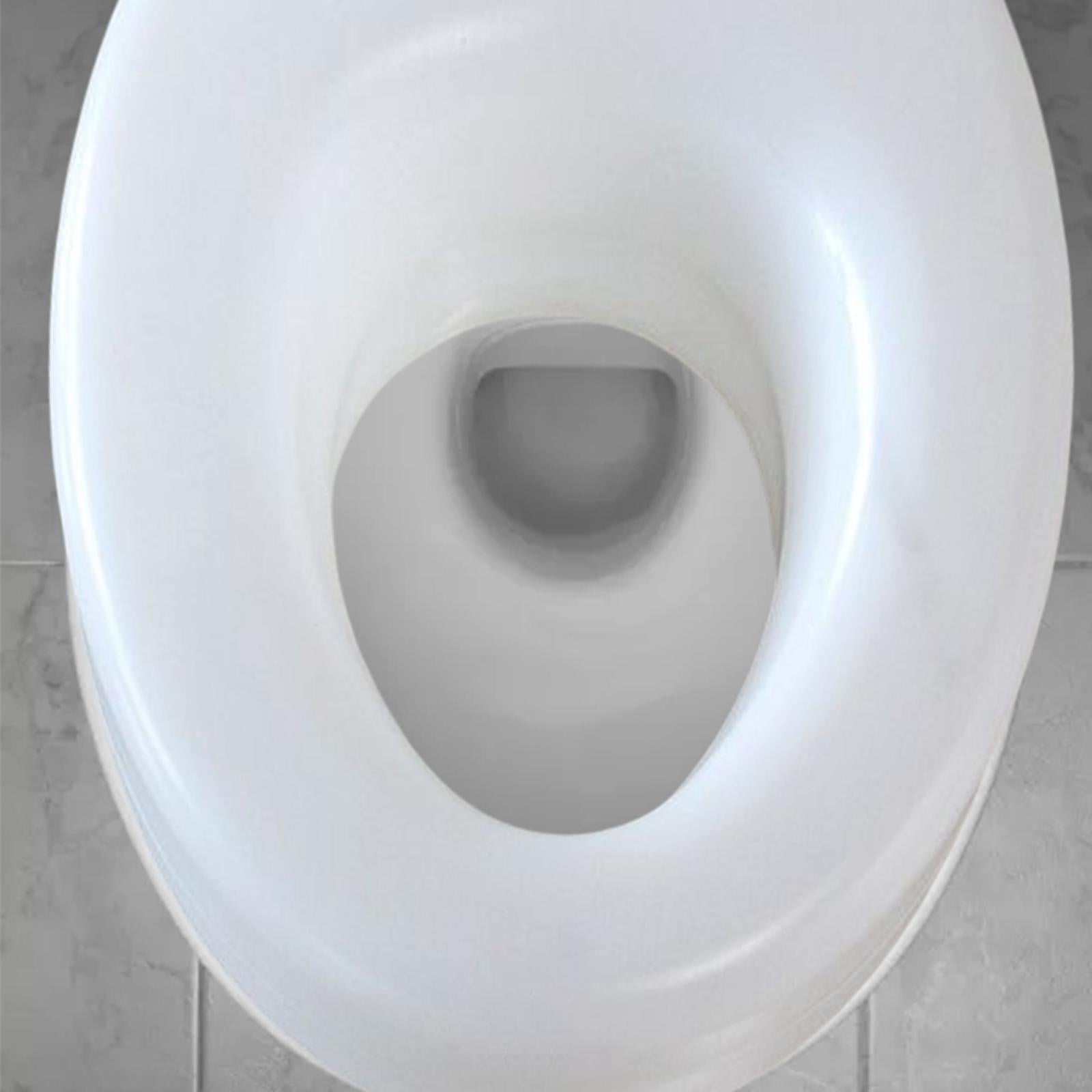 Raised Toilet Seat Tool Free Set up Premium for Disabled White Adjustable