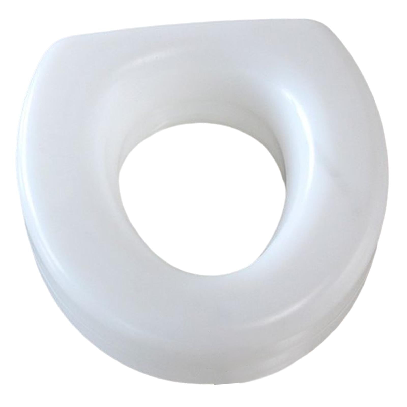 Raised Toilet Seat Tool Free Set up Premium for Disabled White Adjustable