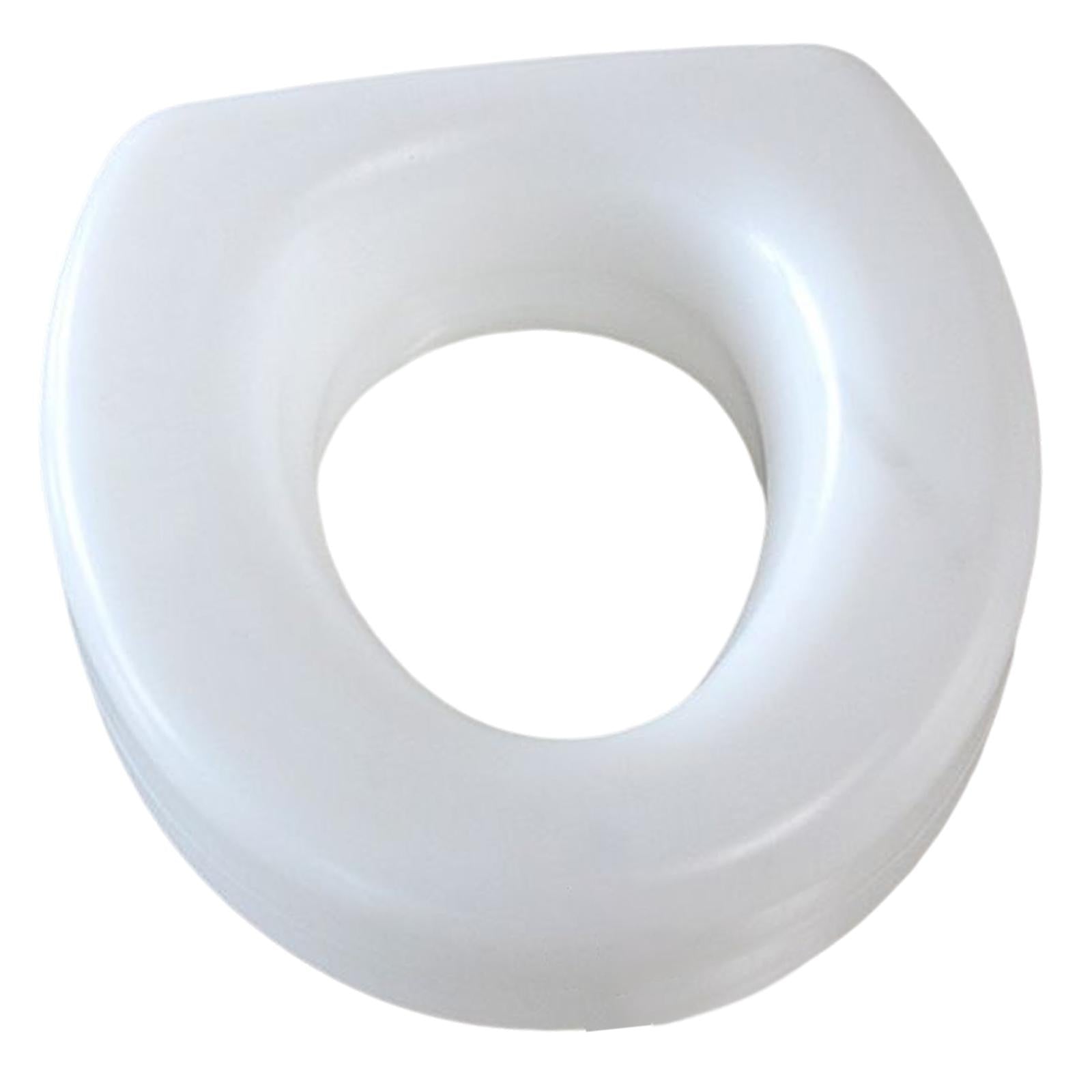 Raised Toilet Seat Tool Free Set up Premium for Disabled White Adjustable