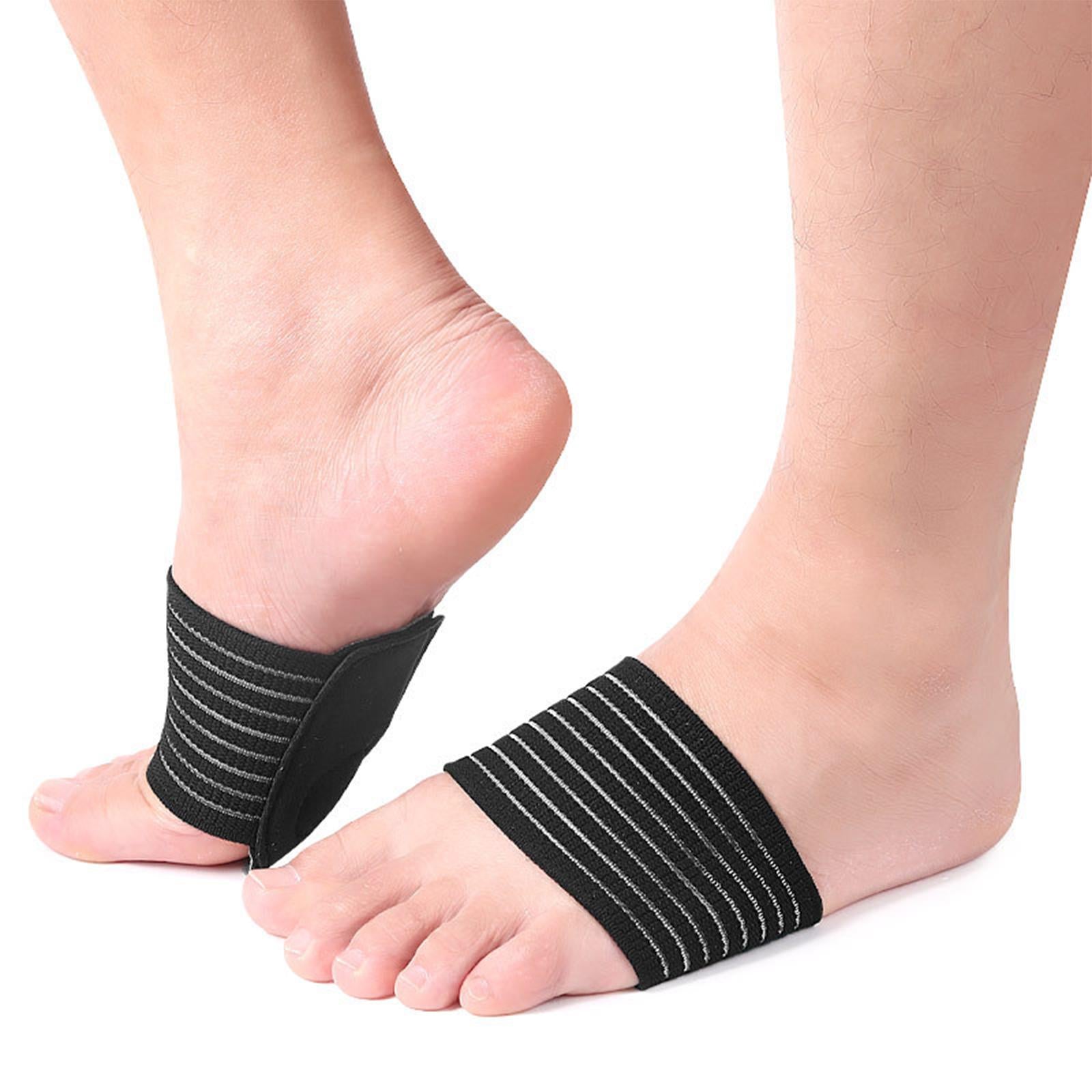 2 Pieces Arch Support Sleeves Brace Foot Care for Flat Feet Men Women