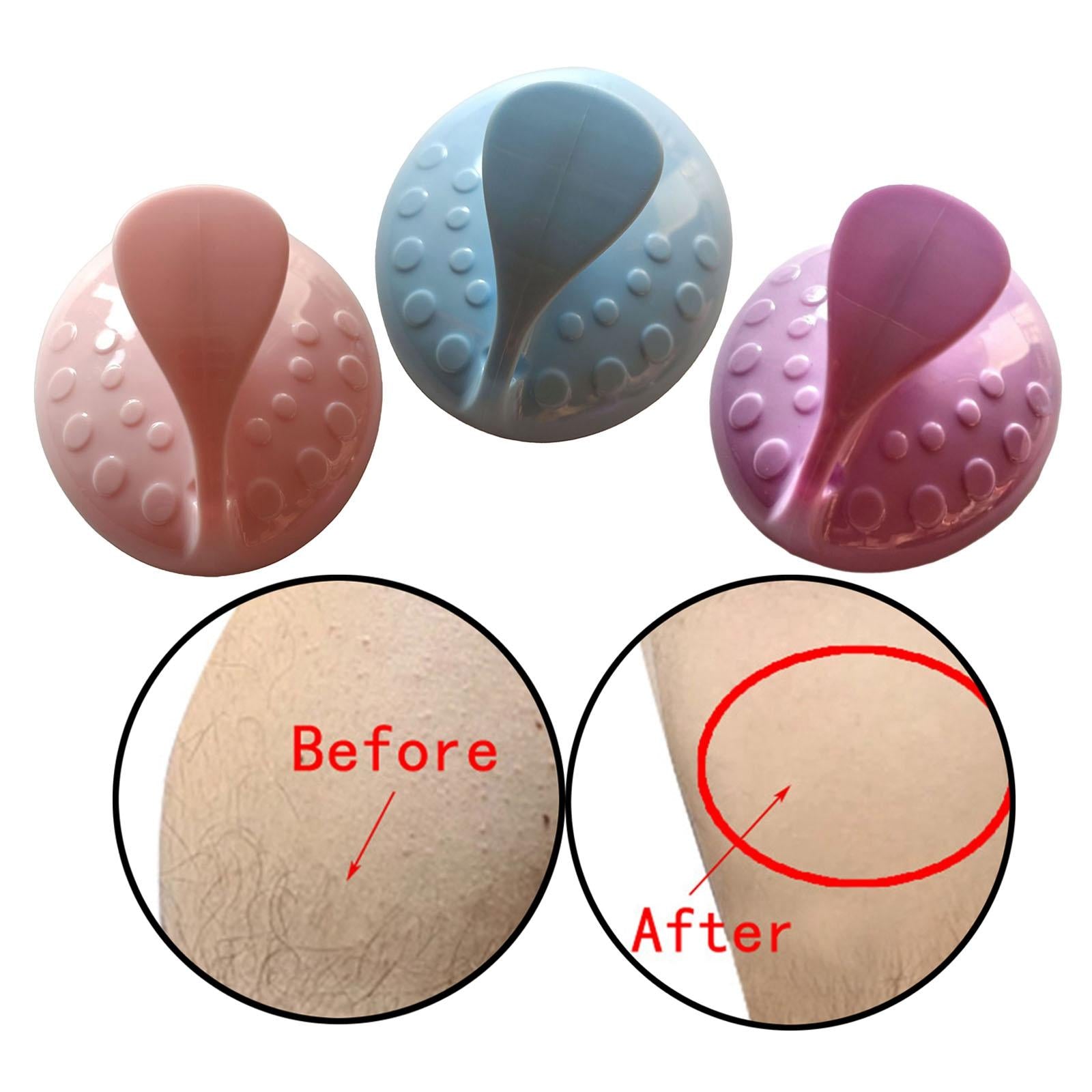 Painless Physical Hair Removal Epilator Exfoliation for Leg Arms Back Blue