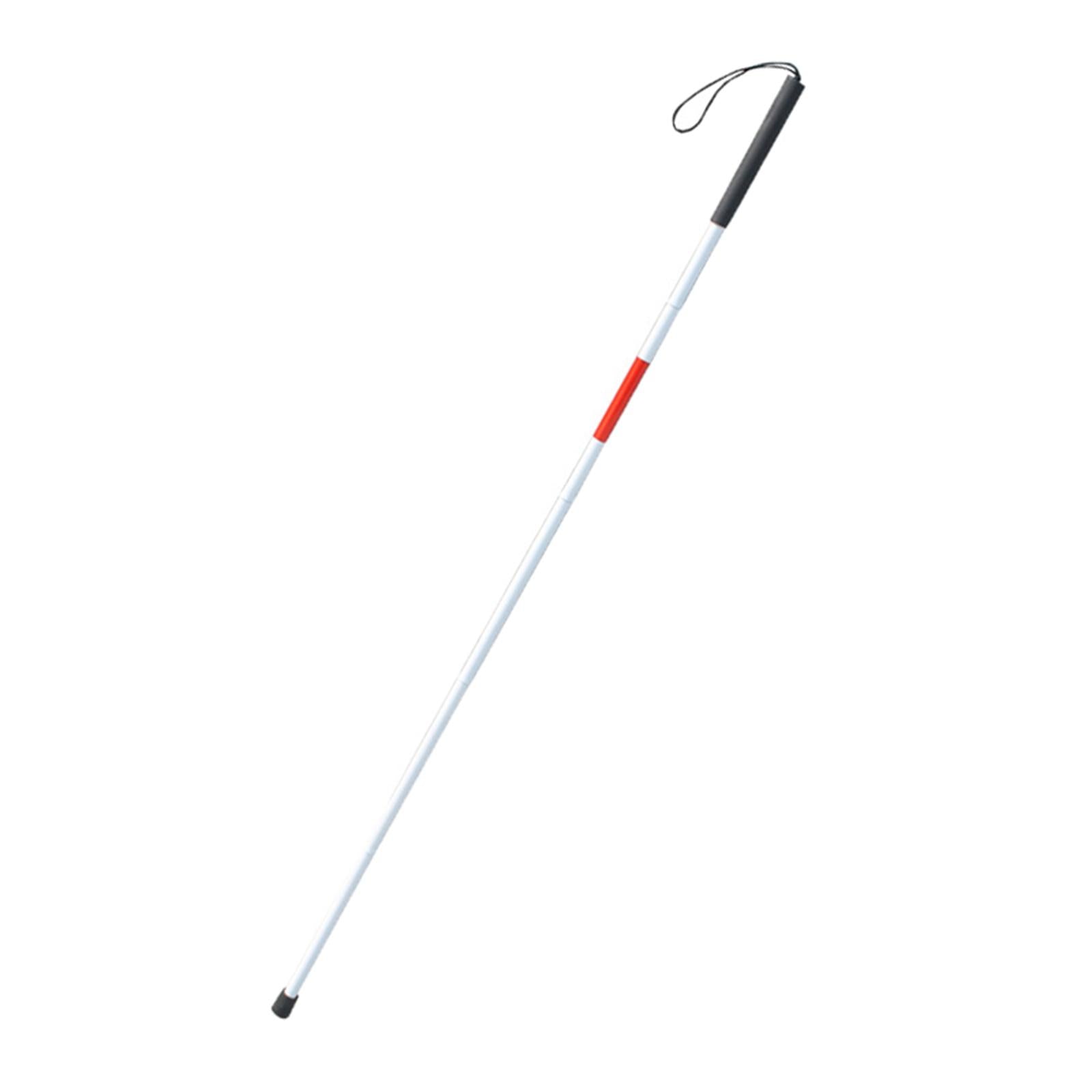 Folding Cane Portable Hiking Cane Reflective for Vision Impaired and Blind
