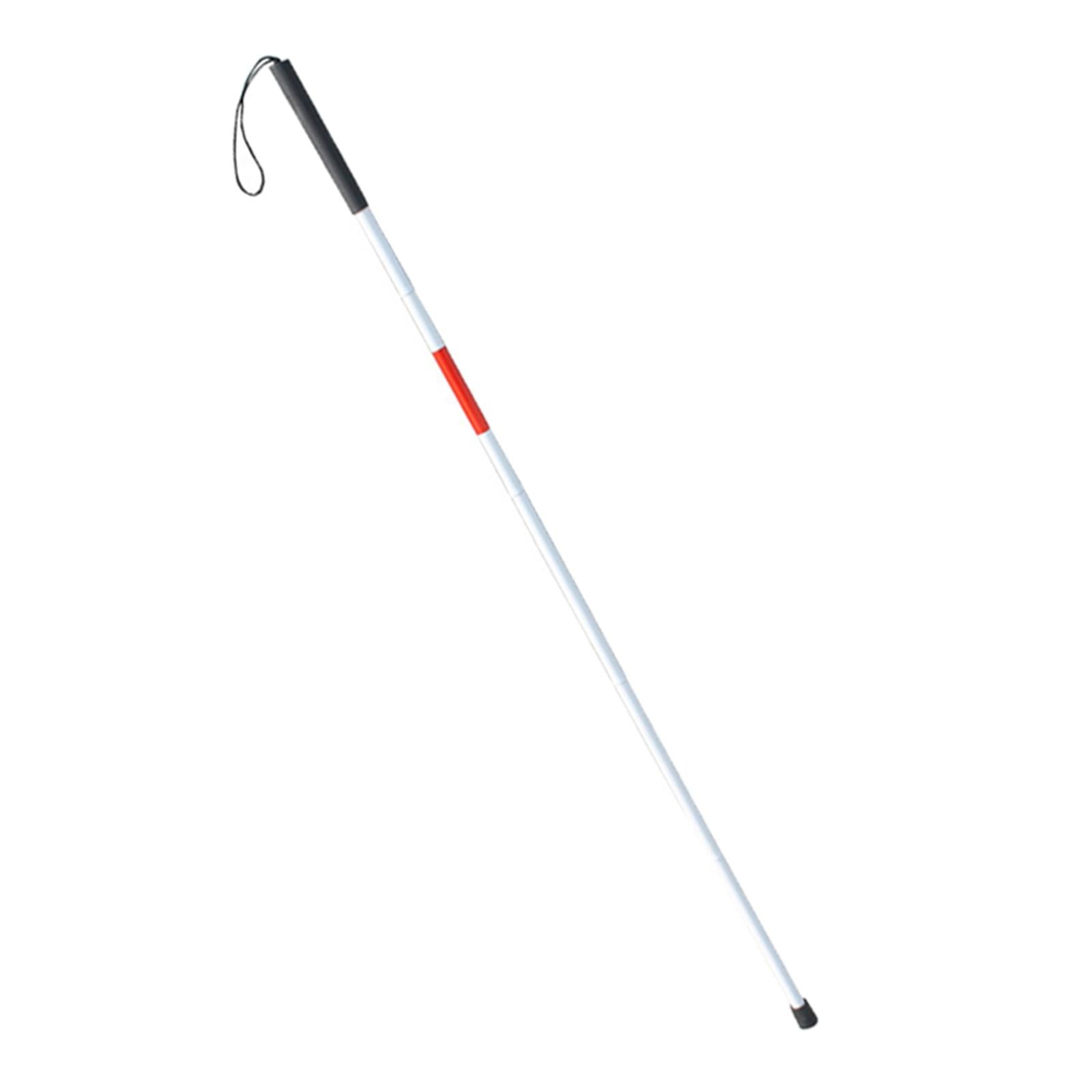 Folding Cane Portable Hiking Cane Reflective for Vision Impaired and Blind