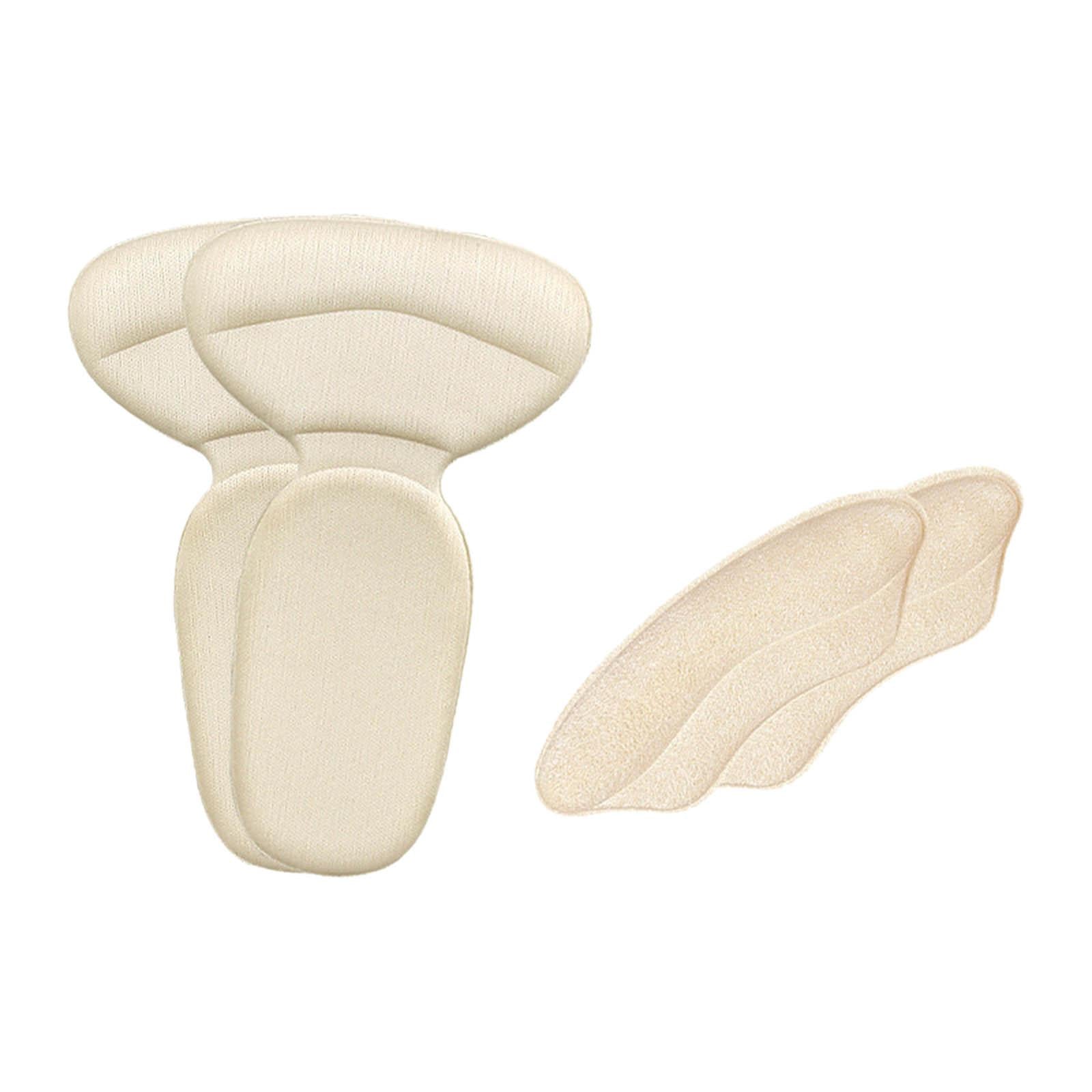 Shoes Heel Protectors Kit Anti Slip Self Adhesive for Hiking Climbing Beige