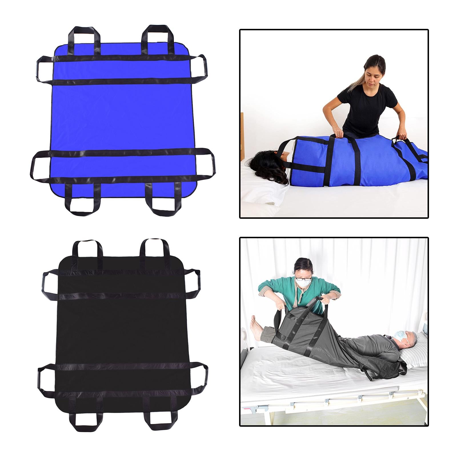 40x48Inches Positioning Bed Pad Incontinence Mattress Easy Lift Black