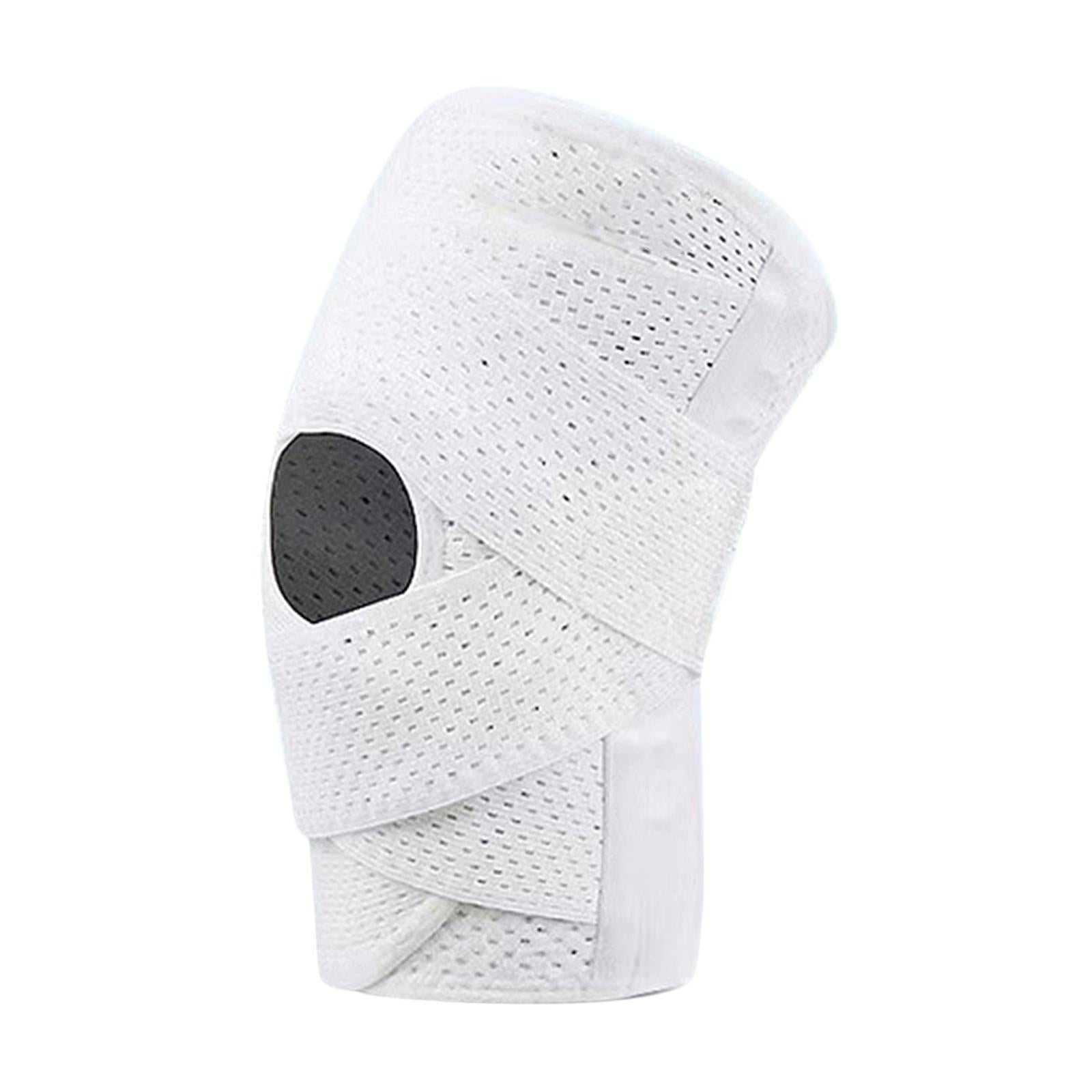 Knee Support Brace Breathable for Meniscal Tear Injuries Recovery White L