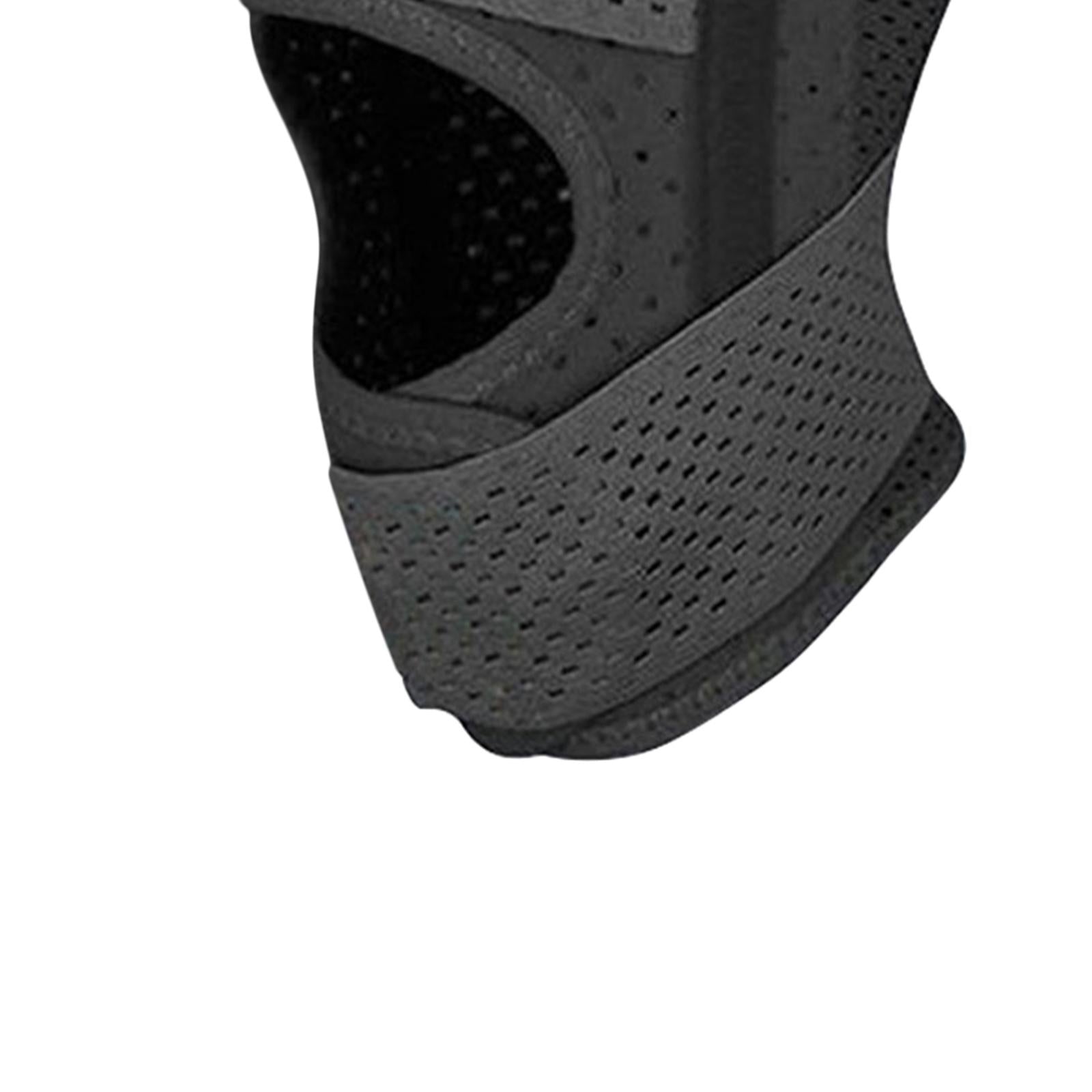 Knee Support Brace Breathable for Meniscal Tear Injuries Recovery Black XL