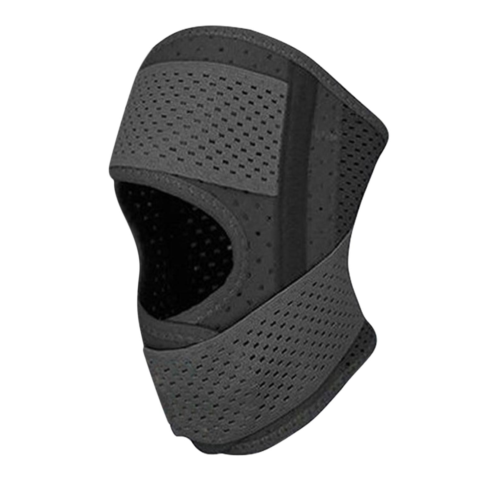 Knee Support Brace Breathable for Meniscal Tear Injuries Recovery Black XL