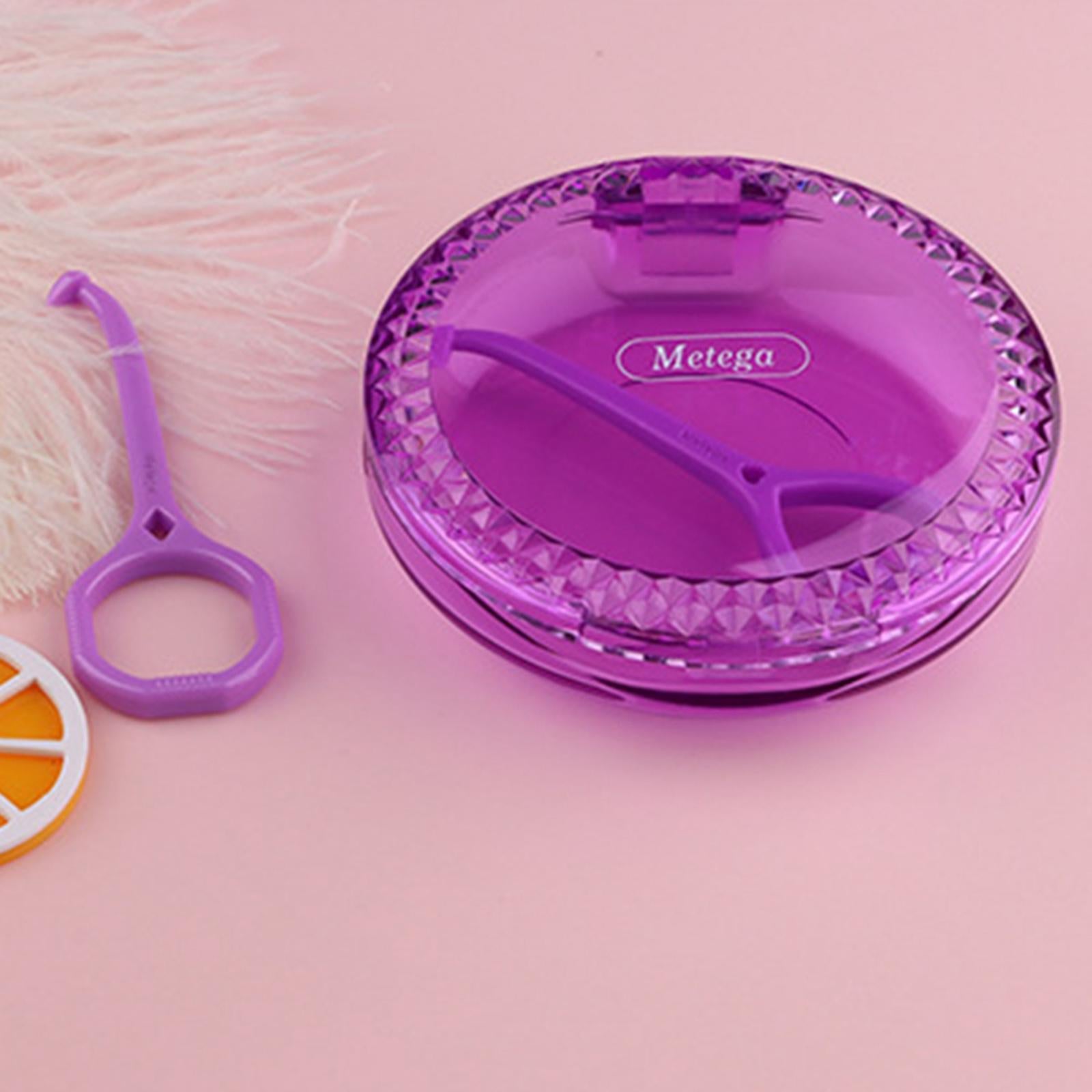 Retainer Case Light Mouth Guard Case Holder for Oral Care  Purple