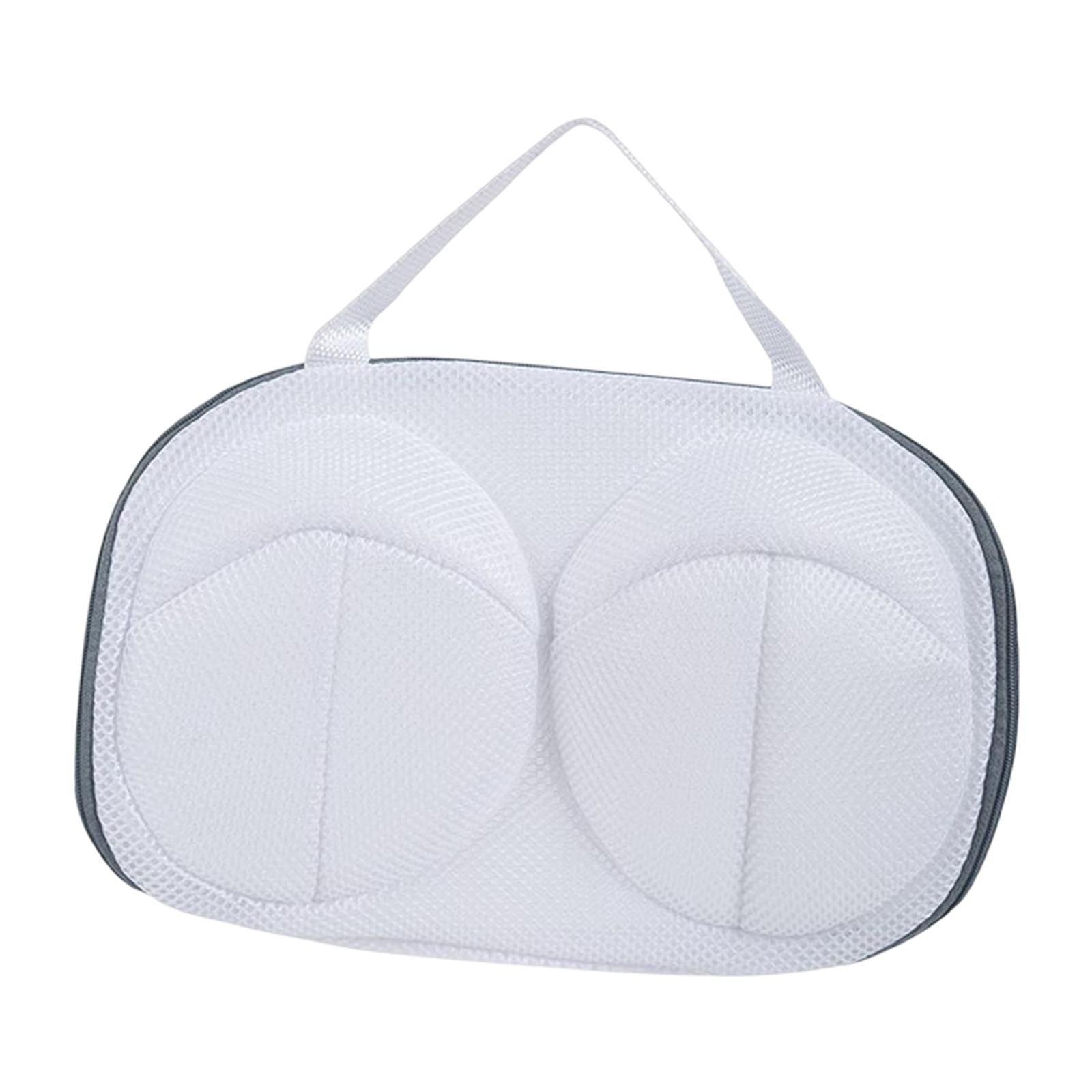 Bra Washing Bag Bra Bag for Air Drying & Hanging Fine Mesh Bra Laundry Bag Gray Edge