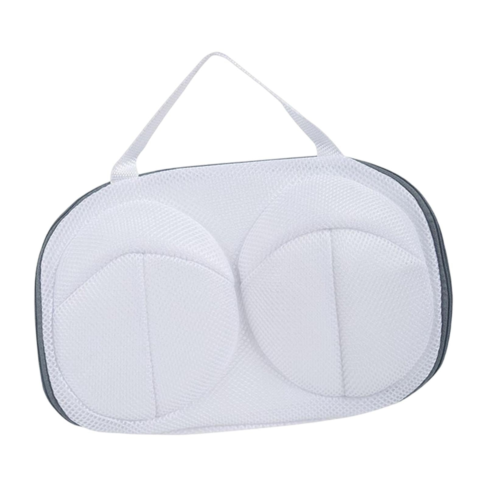 Bra Washing Bag Bra Bag for Air Drying & Hanging Fine Mesh Bra Laundry Bag Gray Edge
