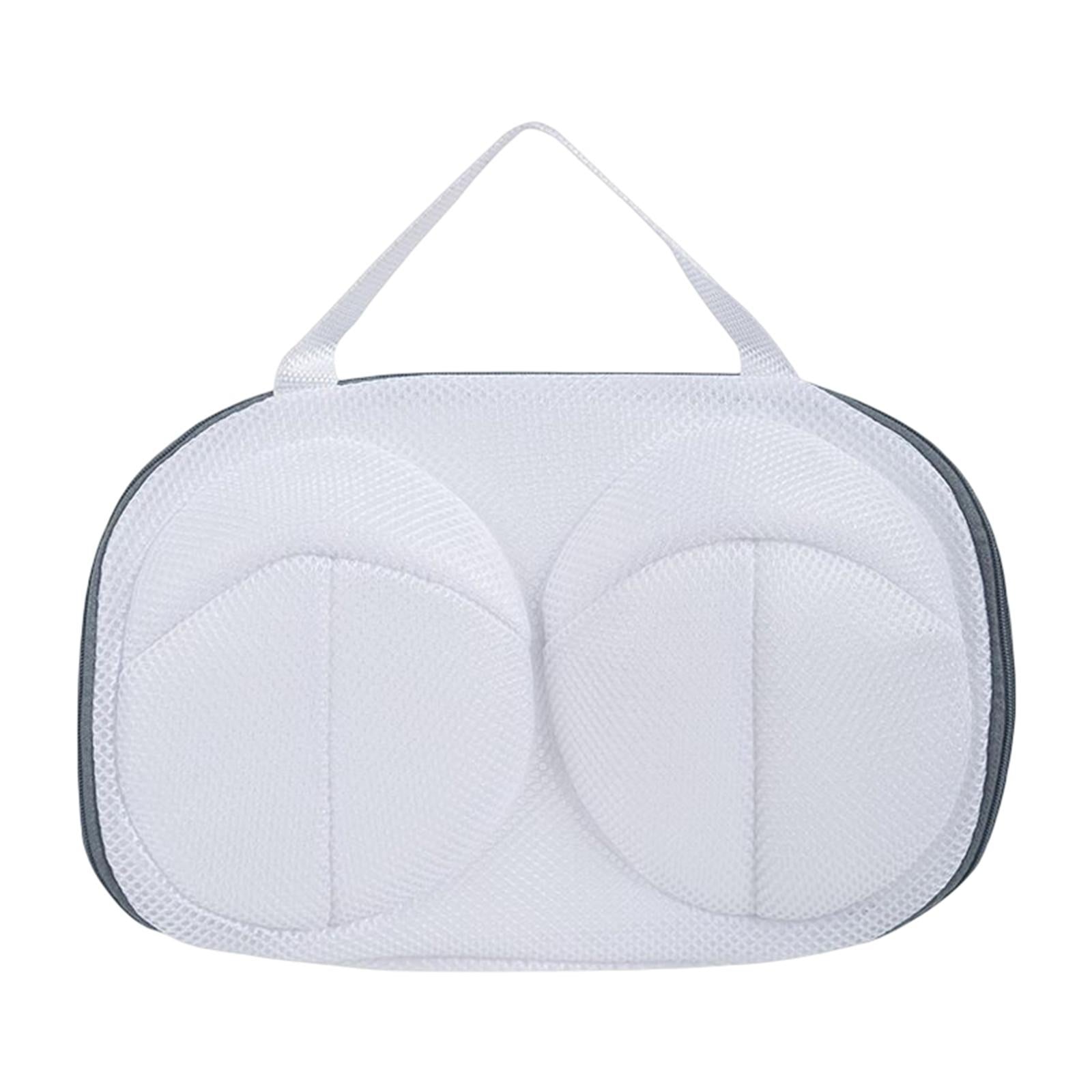 Bra Washing Bag Bra Bag for Air Drying & Hanging Fine Mesh Bra Laundry Bag Gray Edge