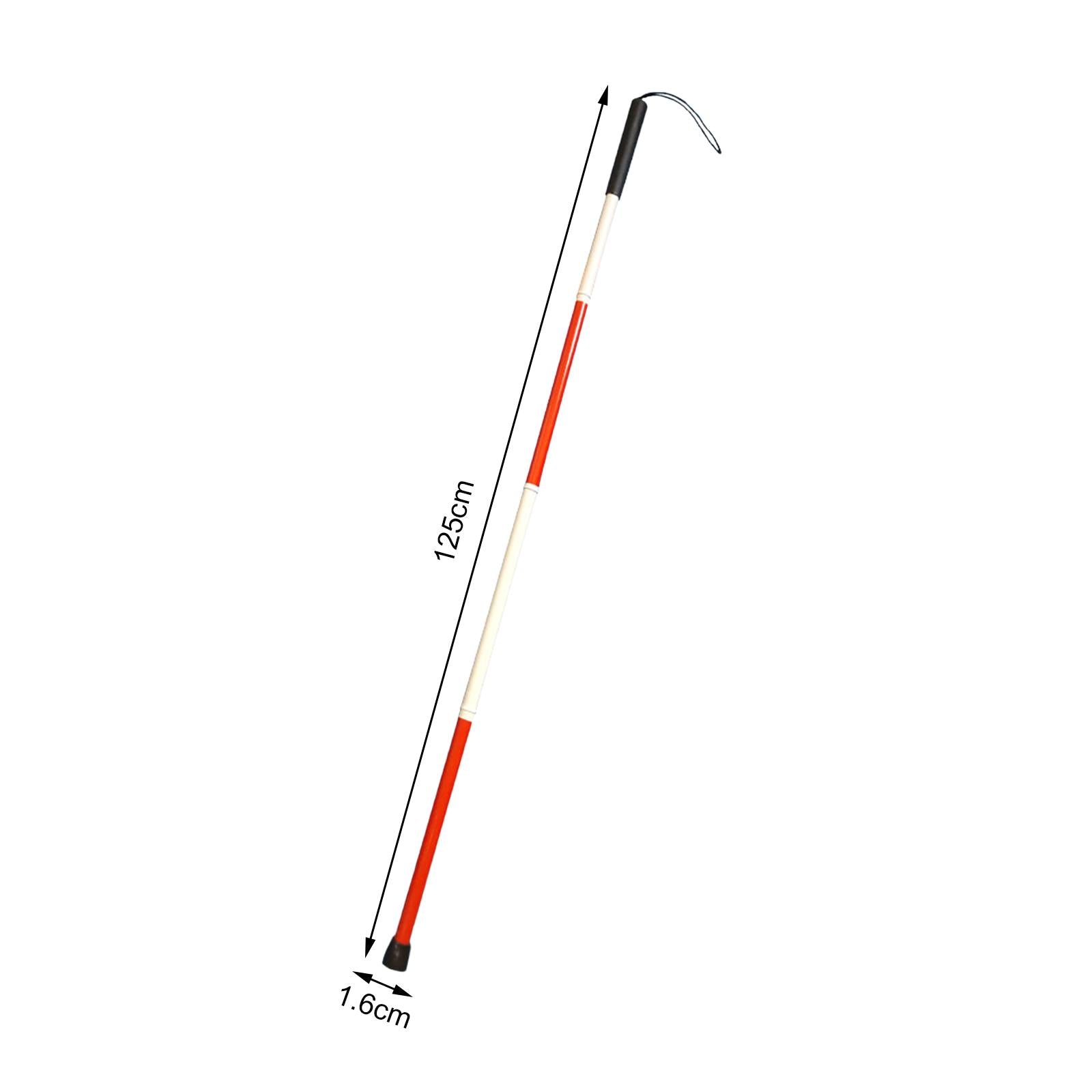 Aluminium Alloy Folding Cane Adjustable Lightweight Blind Blind People Rubber Base