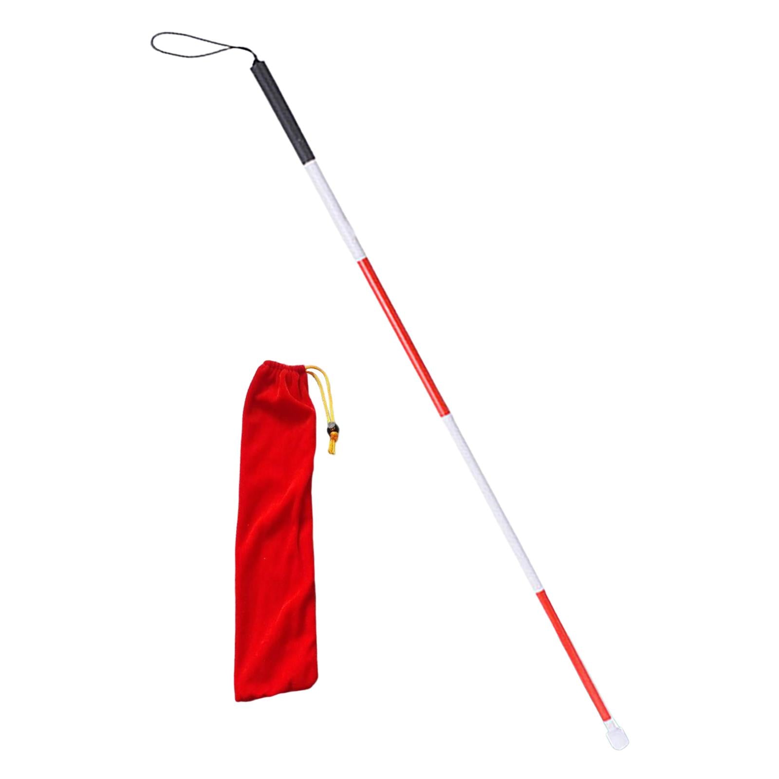 Aluminium Alloy Folding Cane Adjustable Lightweight Blind Blind People Roatable Head