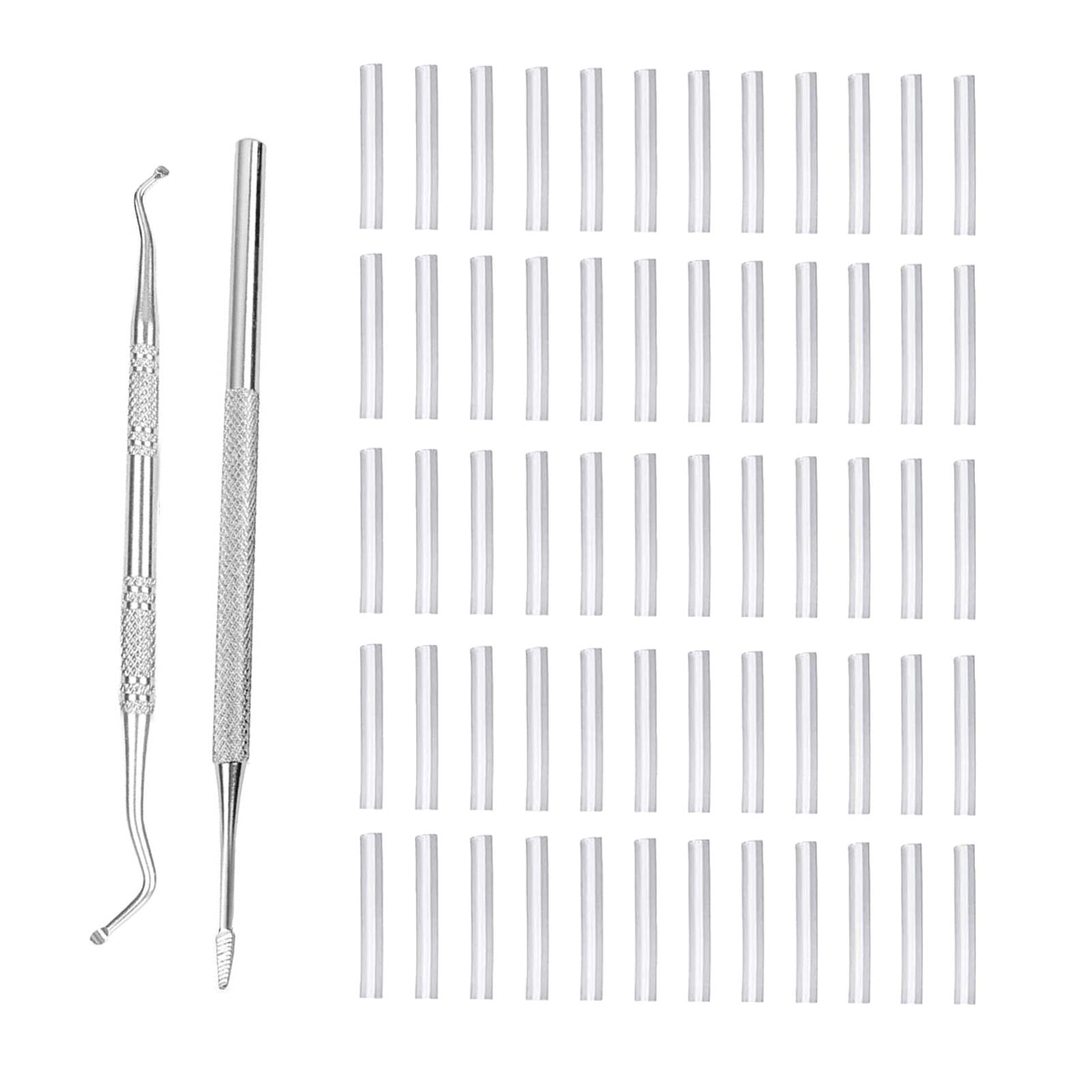 50 Pieces Ingrown Toenail Corrector Strips Nail Groove Pad Lifter Men