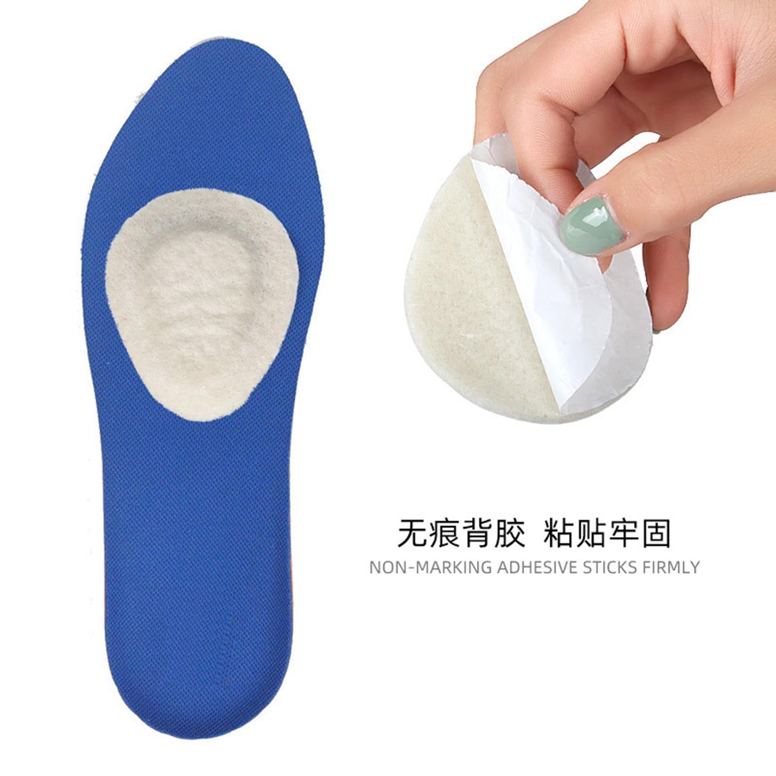 4 Pieces Soft Metatarsal Felt Pads Comfortable White Relieve Foot Pain