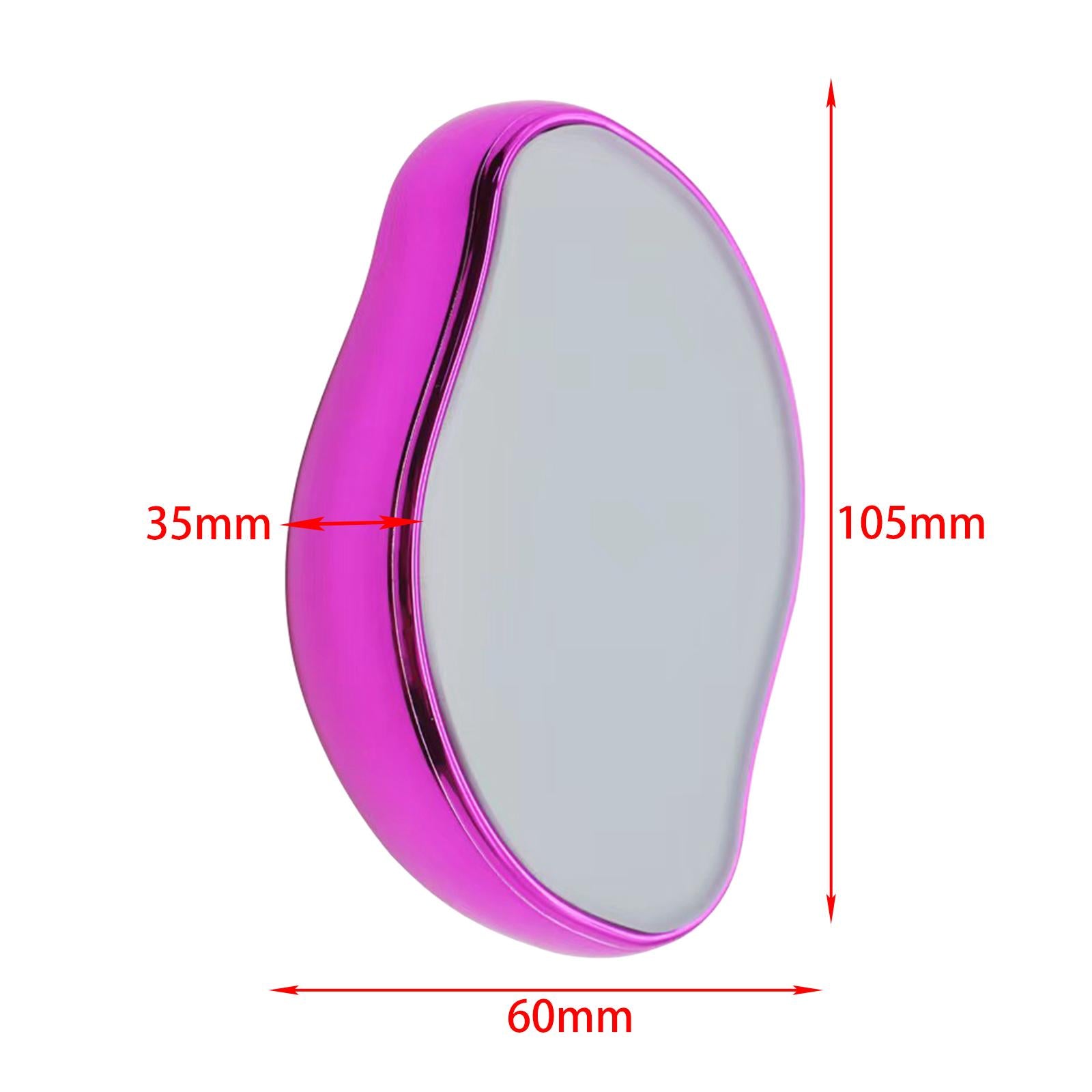 Painless Hair Removal Epilator Reusable Body Hair Depilation Tool  Rose Red