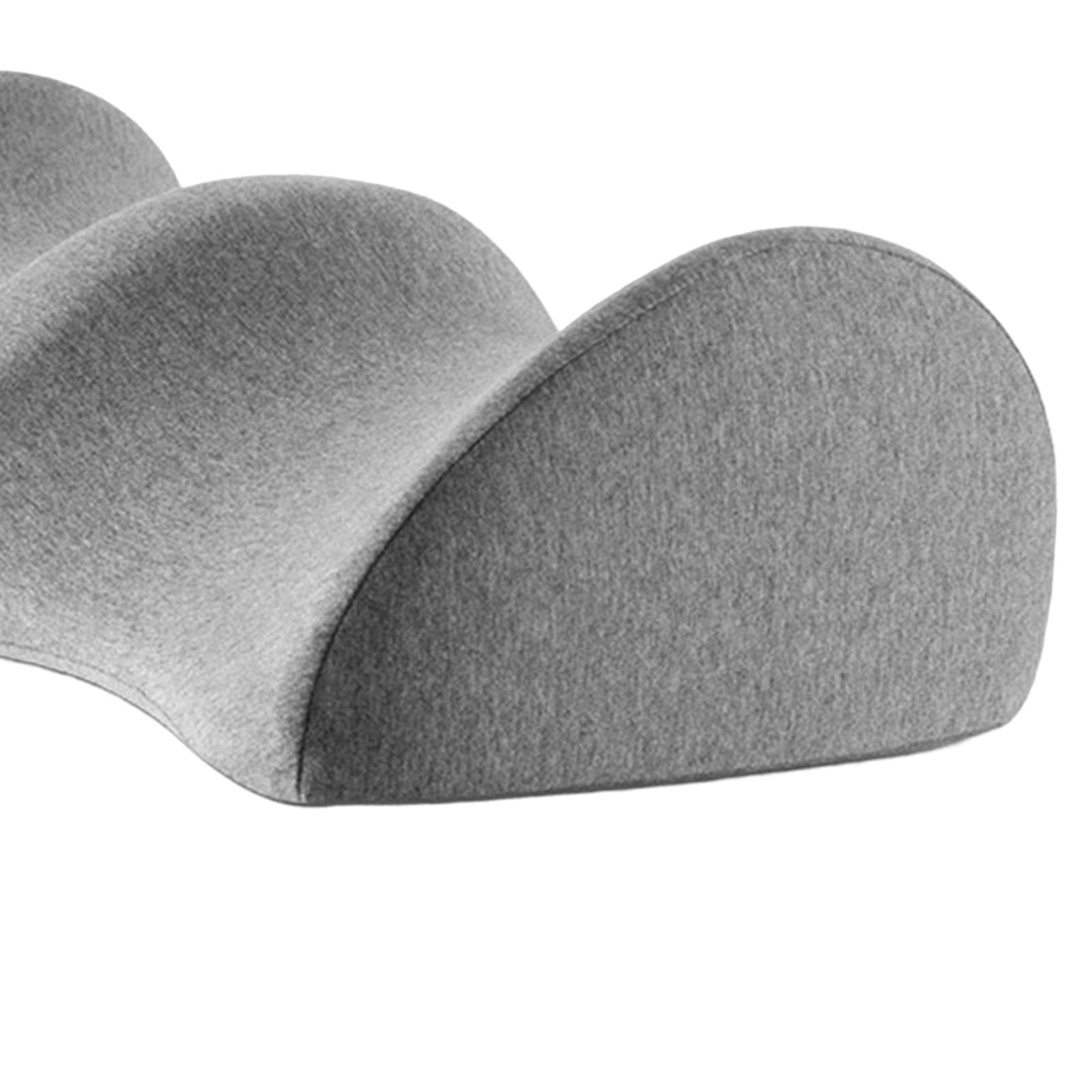 Knee Pillow Memory Foam Soft for Sciatica Pain Relief Accessories Light Gray