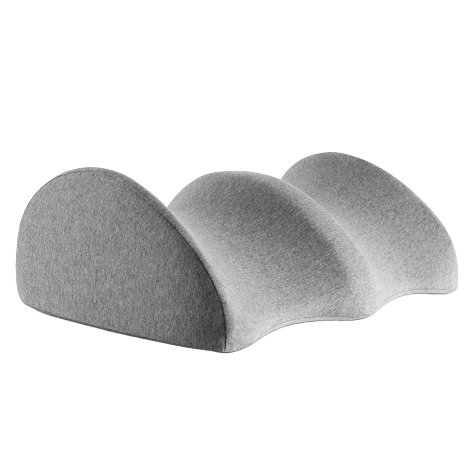 Knee Pillow Memory Foam Soft for Sciatica Pain Relief Accessories Light Gray