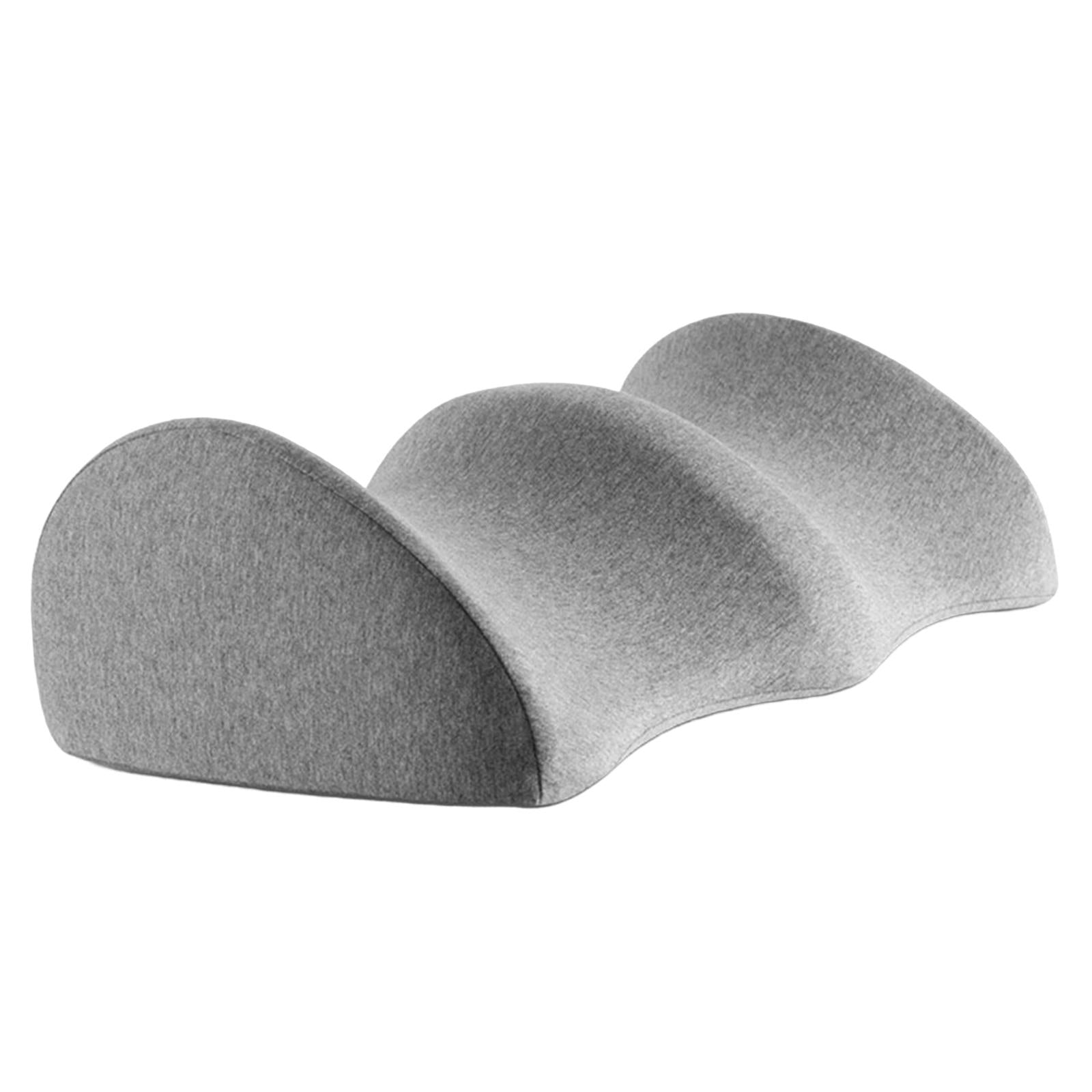 Knee Pillow Memory Foam Soft for Sciatica Pain Relief Accessories Light Gray