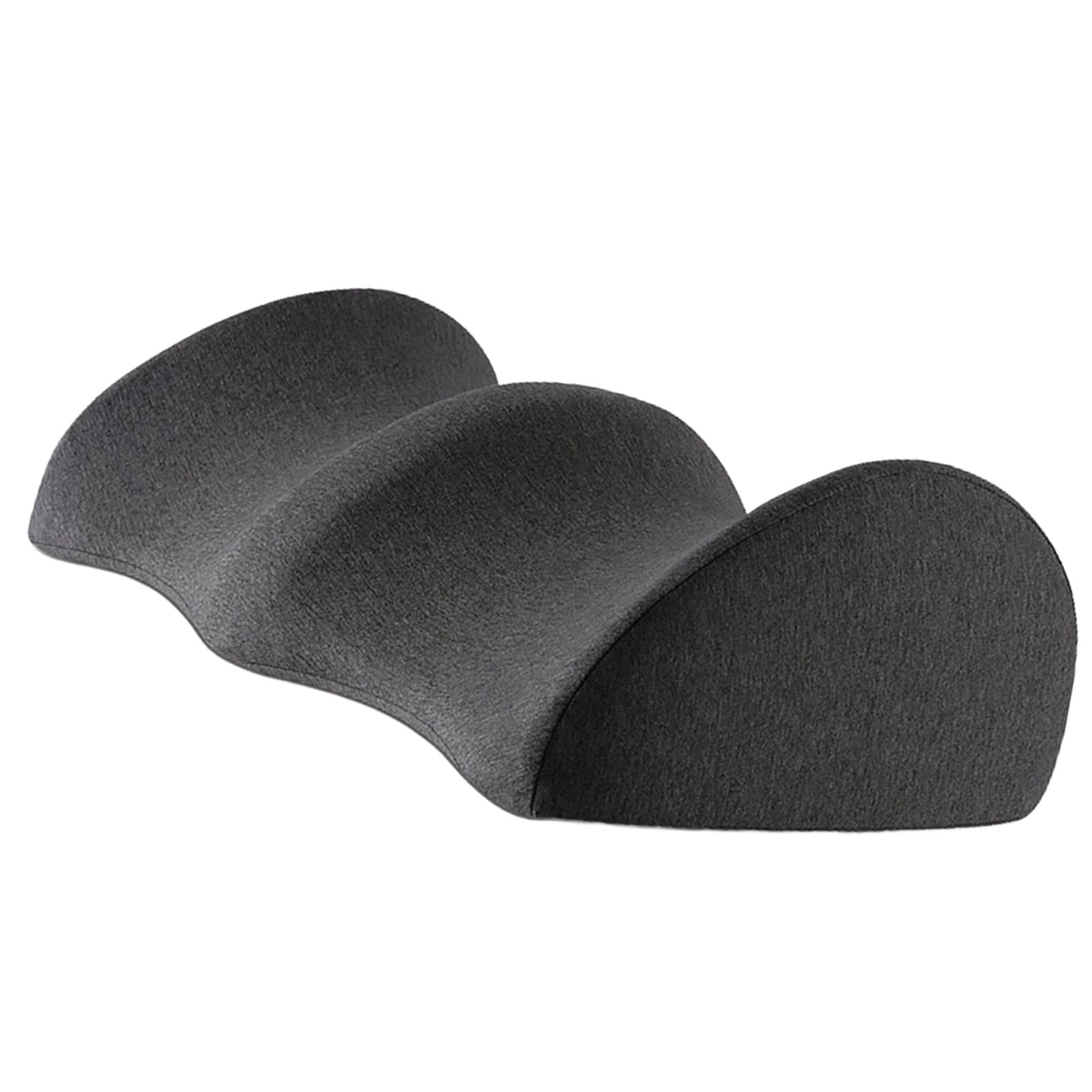 Knee Pillow Memory Foam Soft for Sciatica Pain Relief Accessories Dark Grey