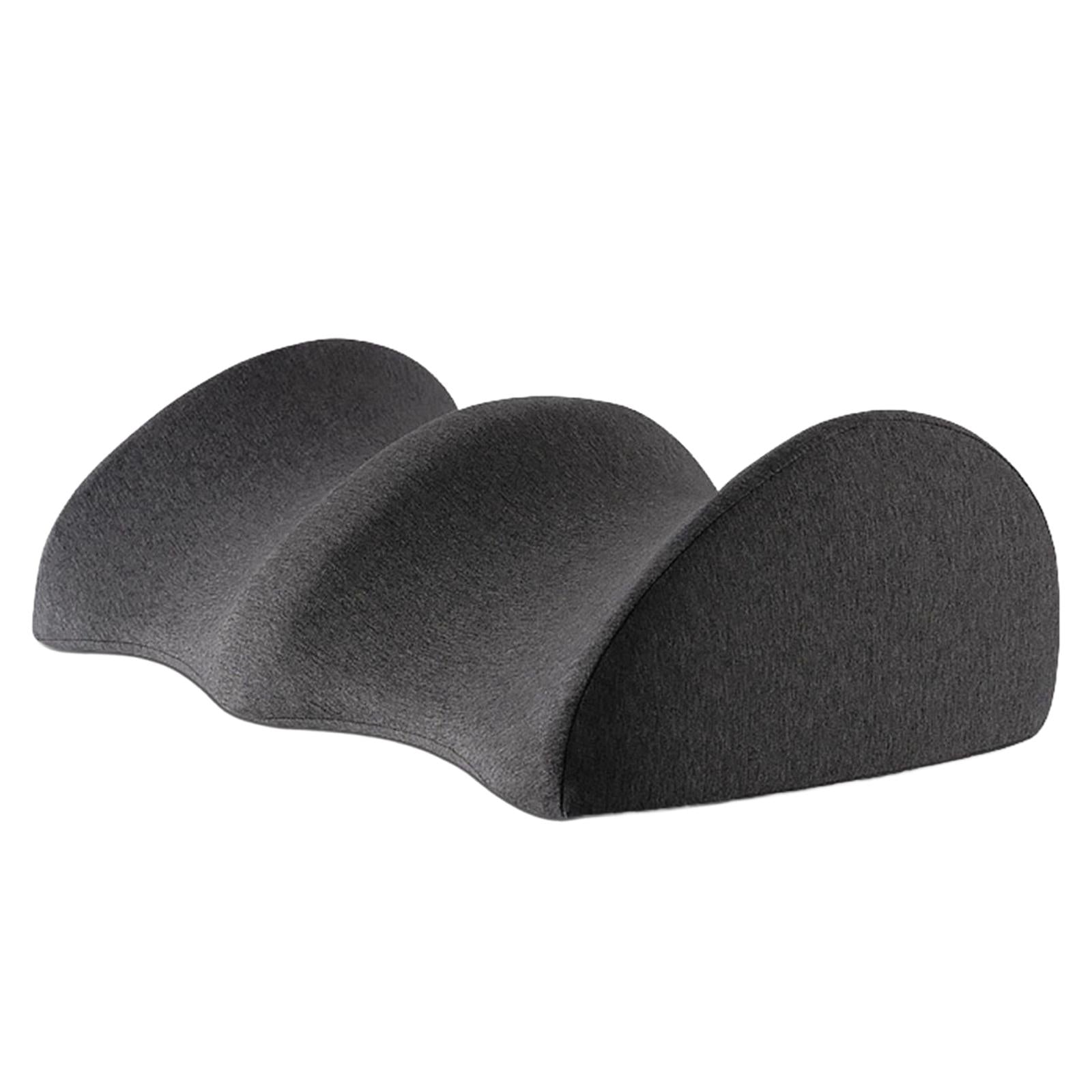 Knee Pillow Memory Foam Soft for Sciatica Pain Relief Accessories Dark Grey