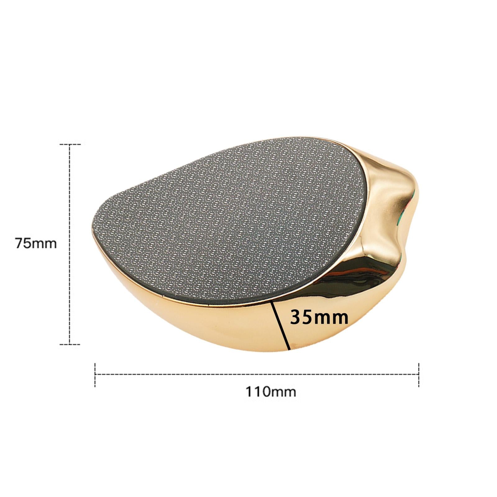 Portable Foot File Reusable Foot Care Tool for Cracked Heel Wet and Dry Feet Golden