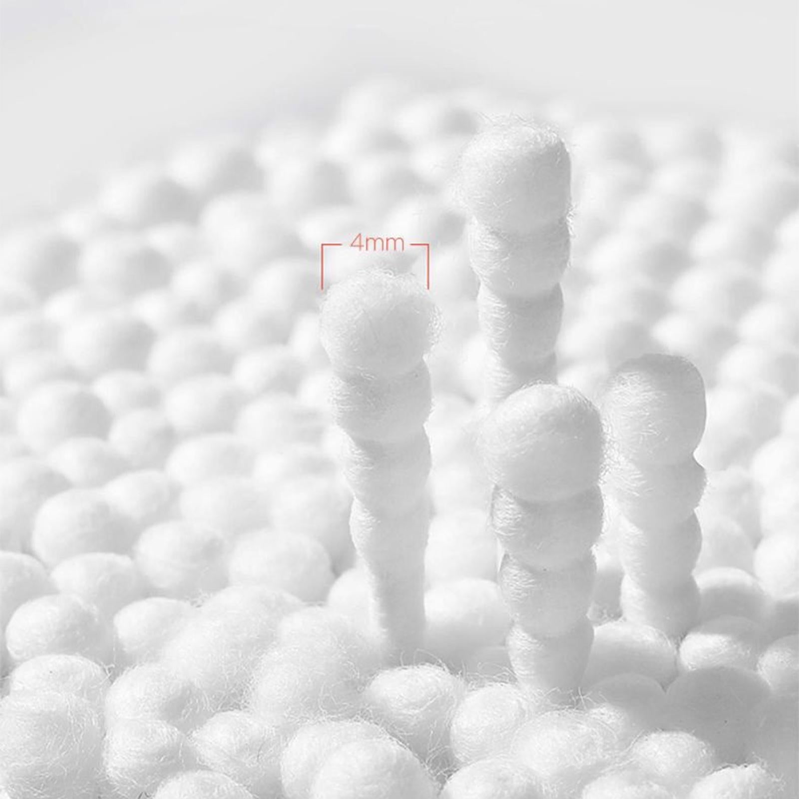 200 Pieces Baby Swabs Eyelash Extension Tools Paper Sticks Cotton Buds Tip