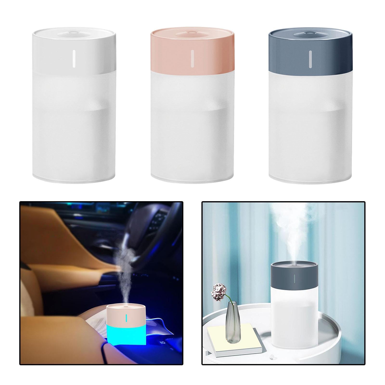 Air Humidifier Two Spray Modes Quiet Comfort USB for Car Home Office Yoga White