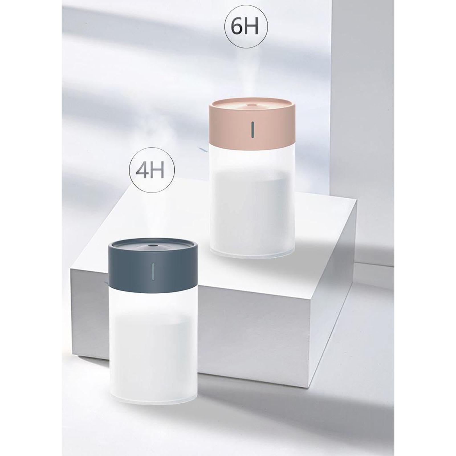 Air Humidifier Two Spray Modes Quiet Comfort USB for Car Home Office Yoga Gray