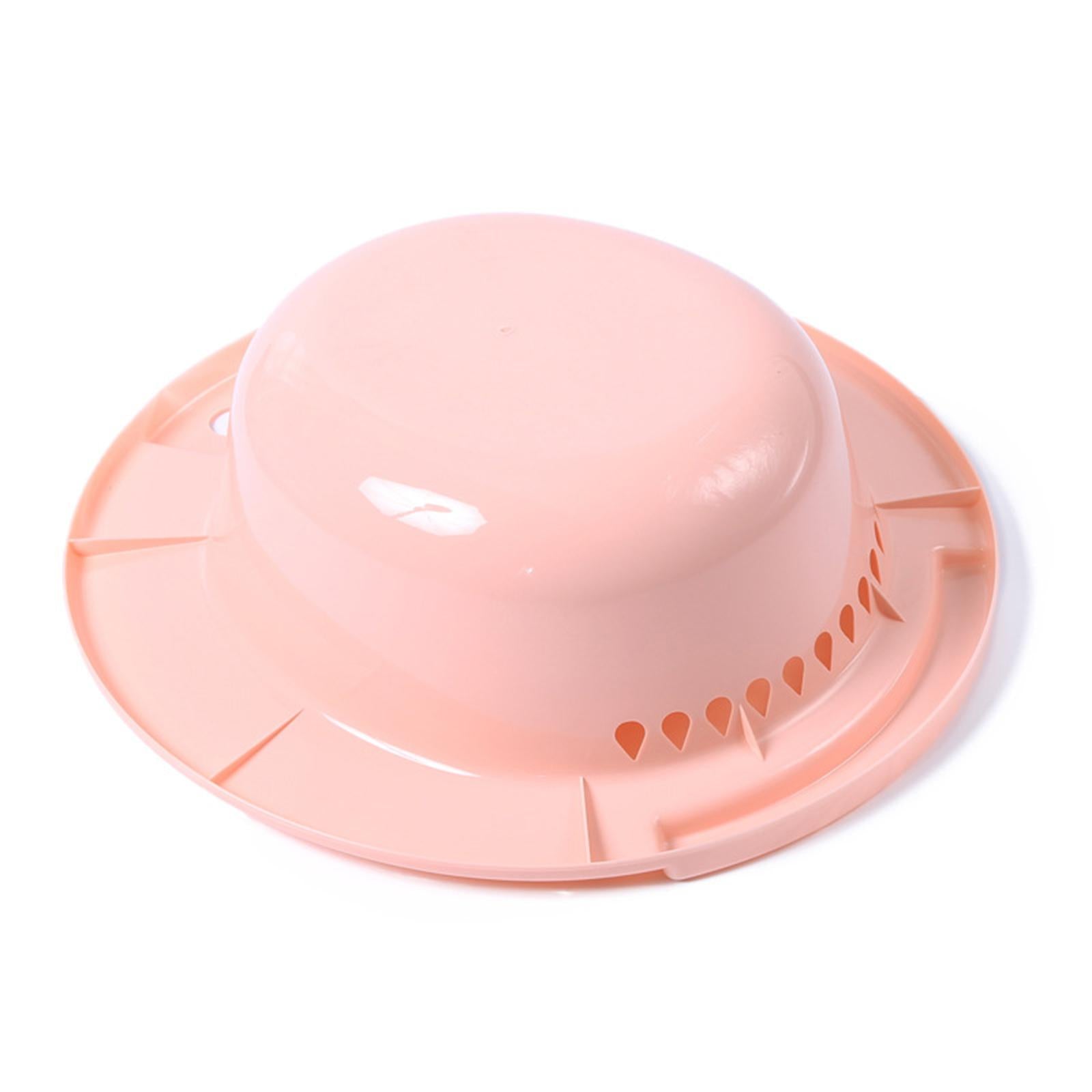 Sitz Bath Bidet Hemorrhoids Relieve Perineal Soaking for Standard Toilet Pink