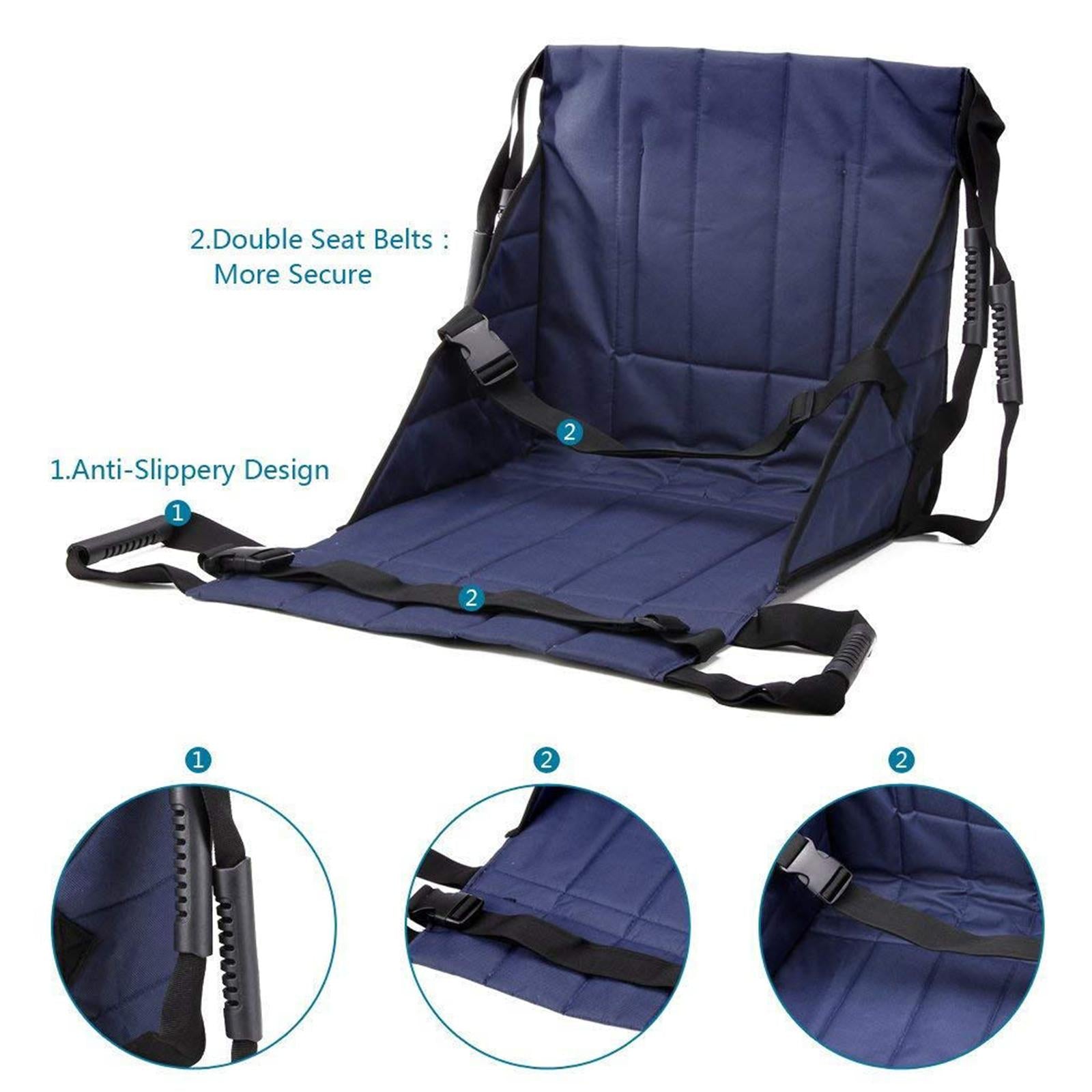 Patients Lift Pad Mats Breathable Transfer Belt for Wheelchair Beds Disabled