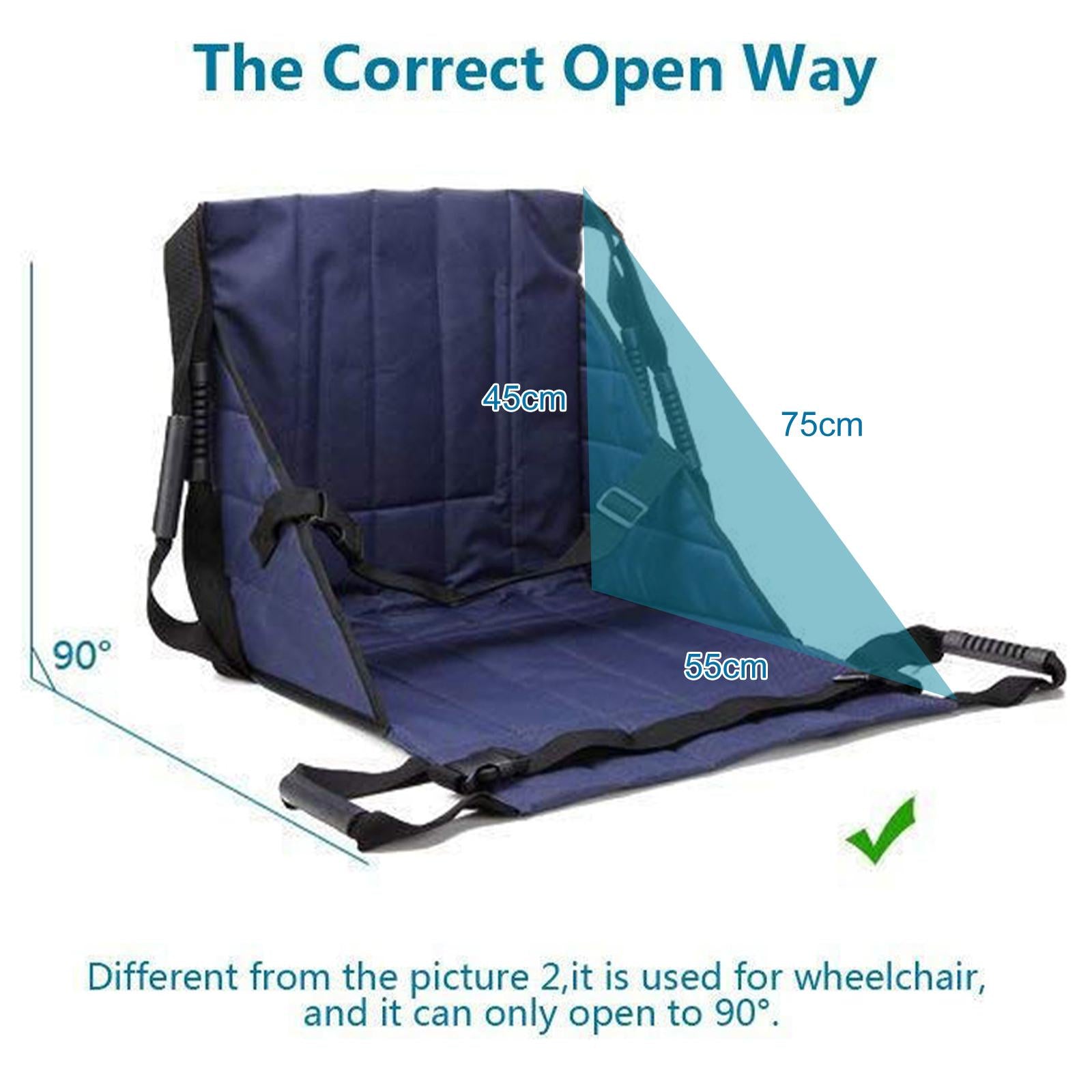 Patients Lift Pad Mats Breathable Transfer Belt for Wheelchair Beds Disabled