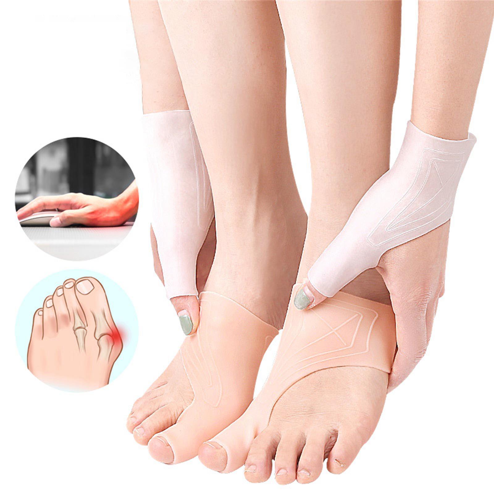 Bunion Protector Pad Flexible for Foot Care Correct Alignment Big Toe Bunion Transparent