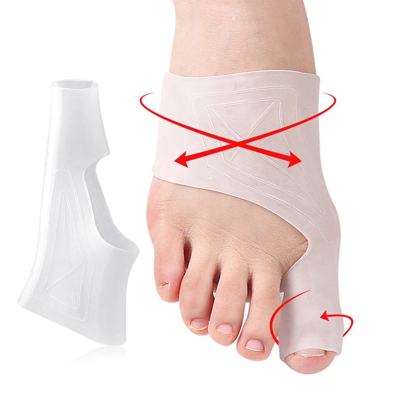 Bunion Protector Pad Flexible for Foot Care Correct Alignment Big Toe Bunion Transparent