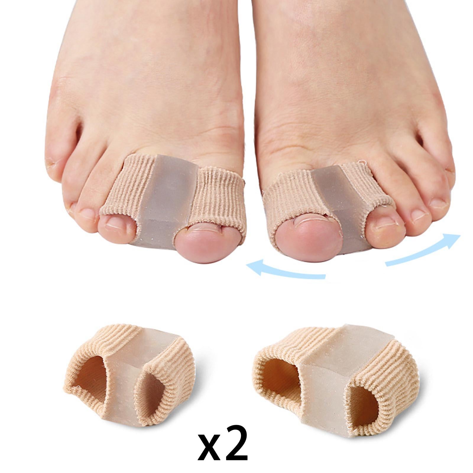Set of 2 Toe Separator Gel Bunion Corrector Relief  S 3x1.5x2cm