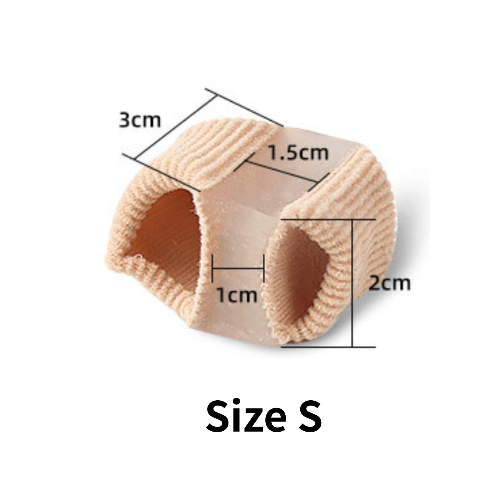 Set of 2 Toe Separator Gel Bunion Corrector Relief  S 3x1.5x2cm