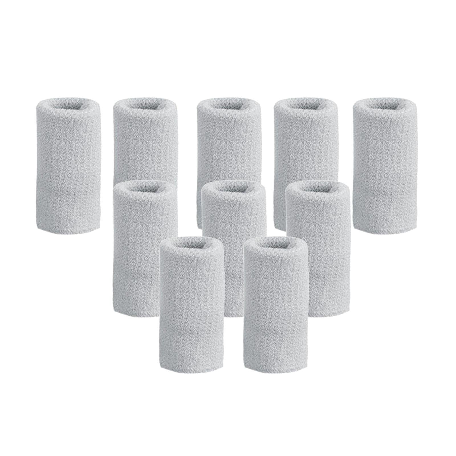 10Pcs Finger Protector Elastic Comfortable for Baseball Badminton Cycling Gray