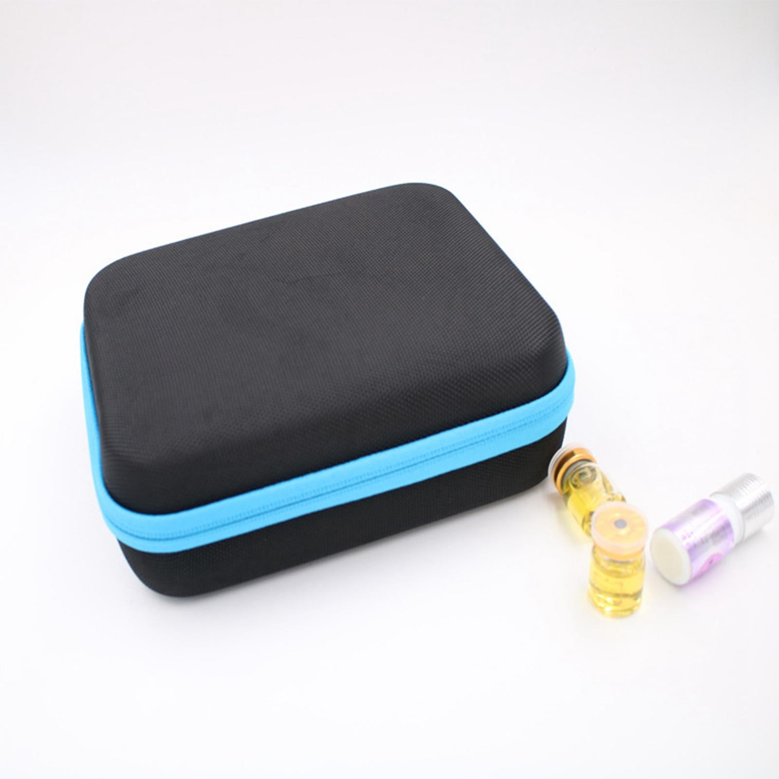 EVA Essential Oil Carrying Case Holds 63 Bottles 1ml 2ml 3ml Oils Blue
