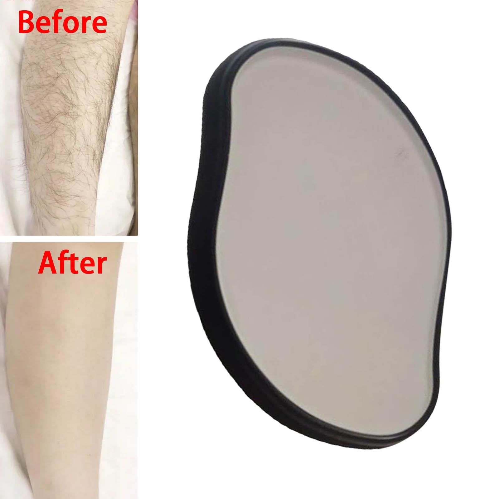 Painless Physical Hair Removal Epilator Depilation Exfoliating Tool Black