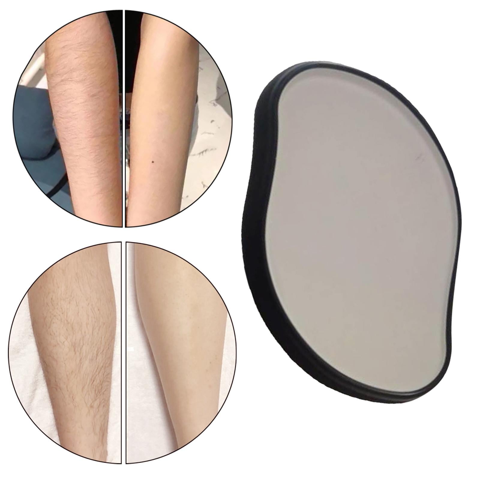 Painless Physical Hair Removal Epilator Depilation Exfoliating Tool Black