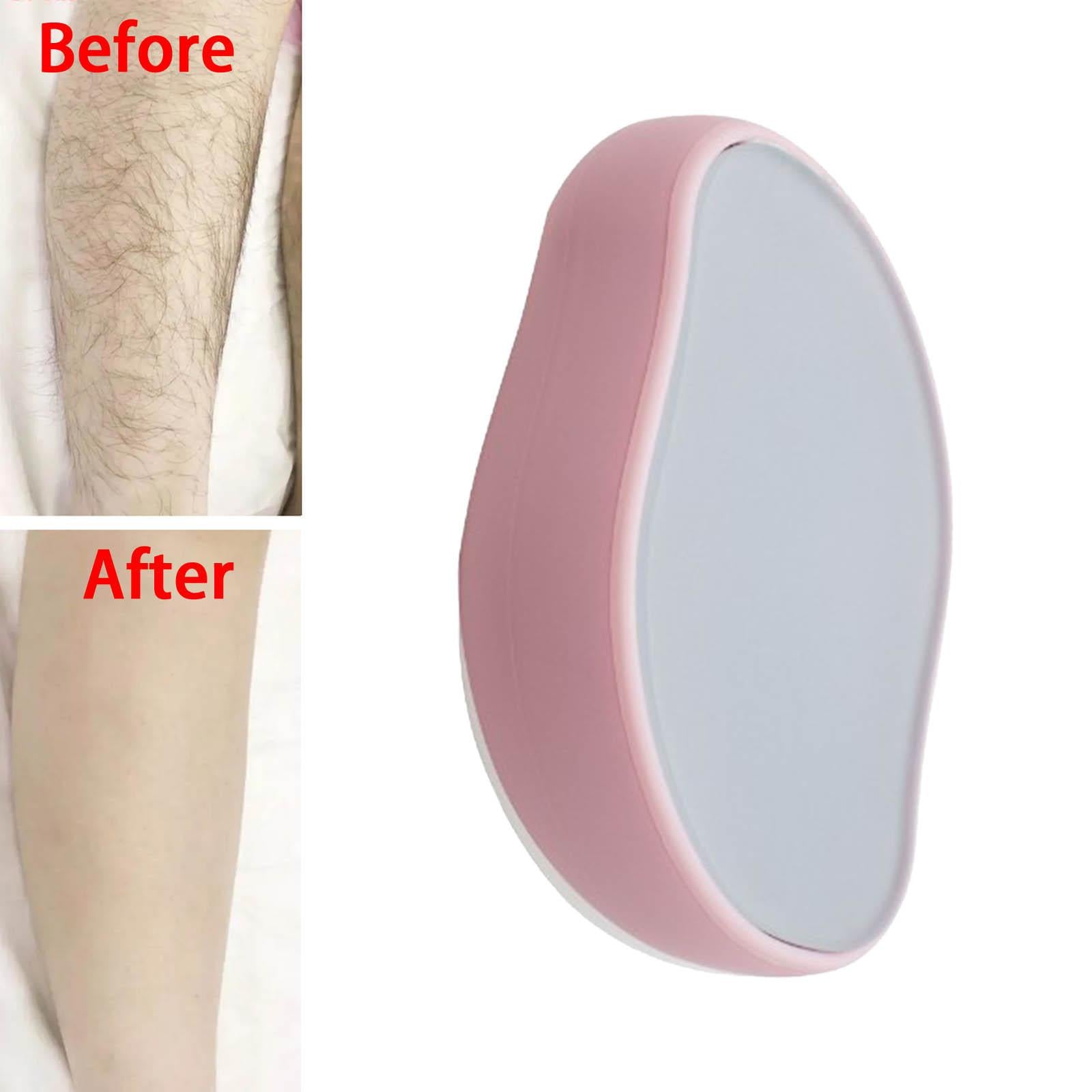 Painless Physical Hair Removal Epilator Depilation Exfoliating Tool Pink