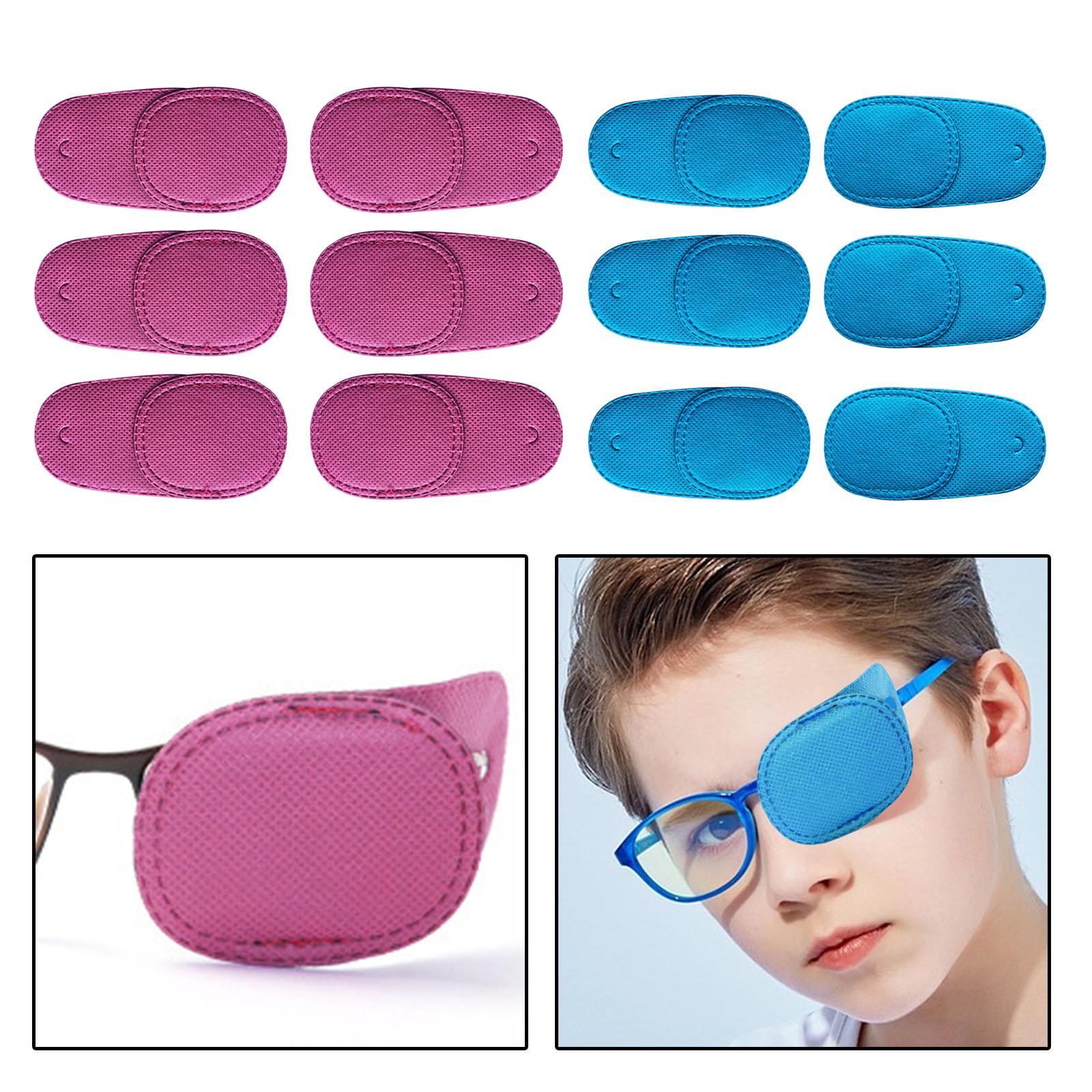 6x Amblyopia Eye Patches Visual Corrected for Strabismus Lazy Eye Girls Boys Pink