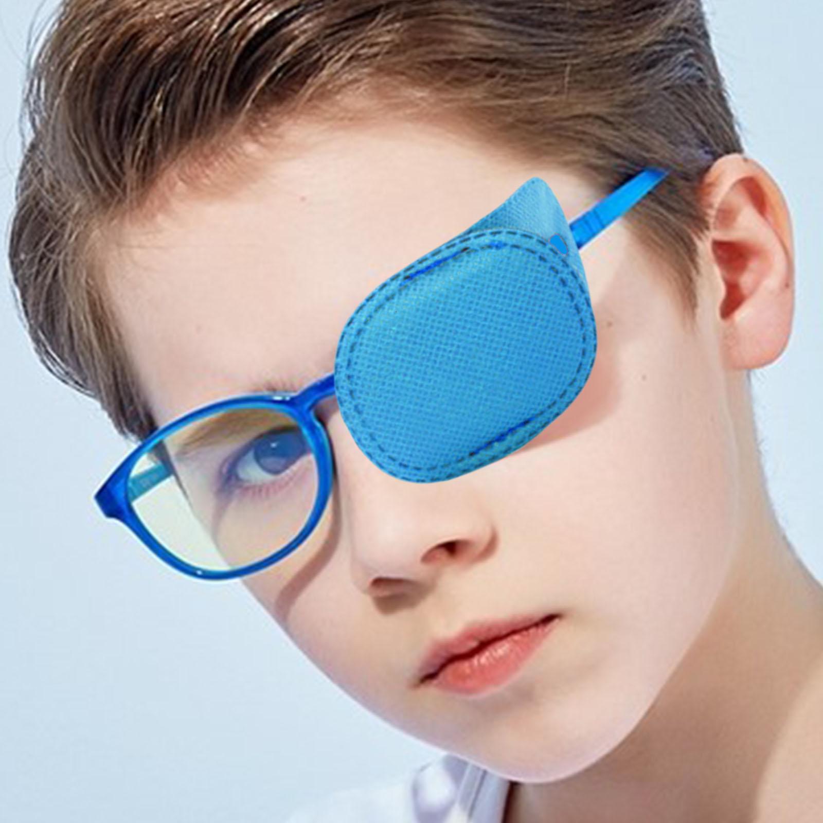 6x Amblyopia Eye Patches Visual Corrected for Strabismus Lazy Eye Girls Boys Blue