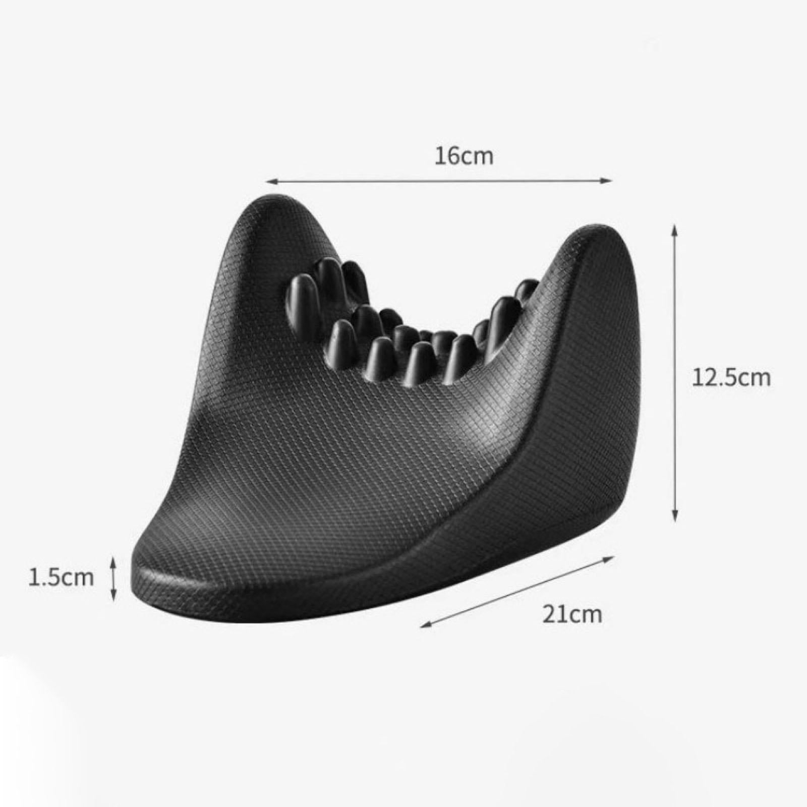 PU Neck Massage Pillow Ergonomic Waterproof for Muscle Relaxing Teen Adults