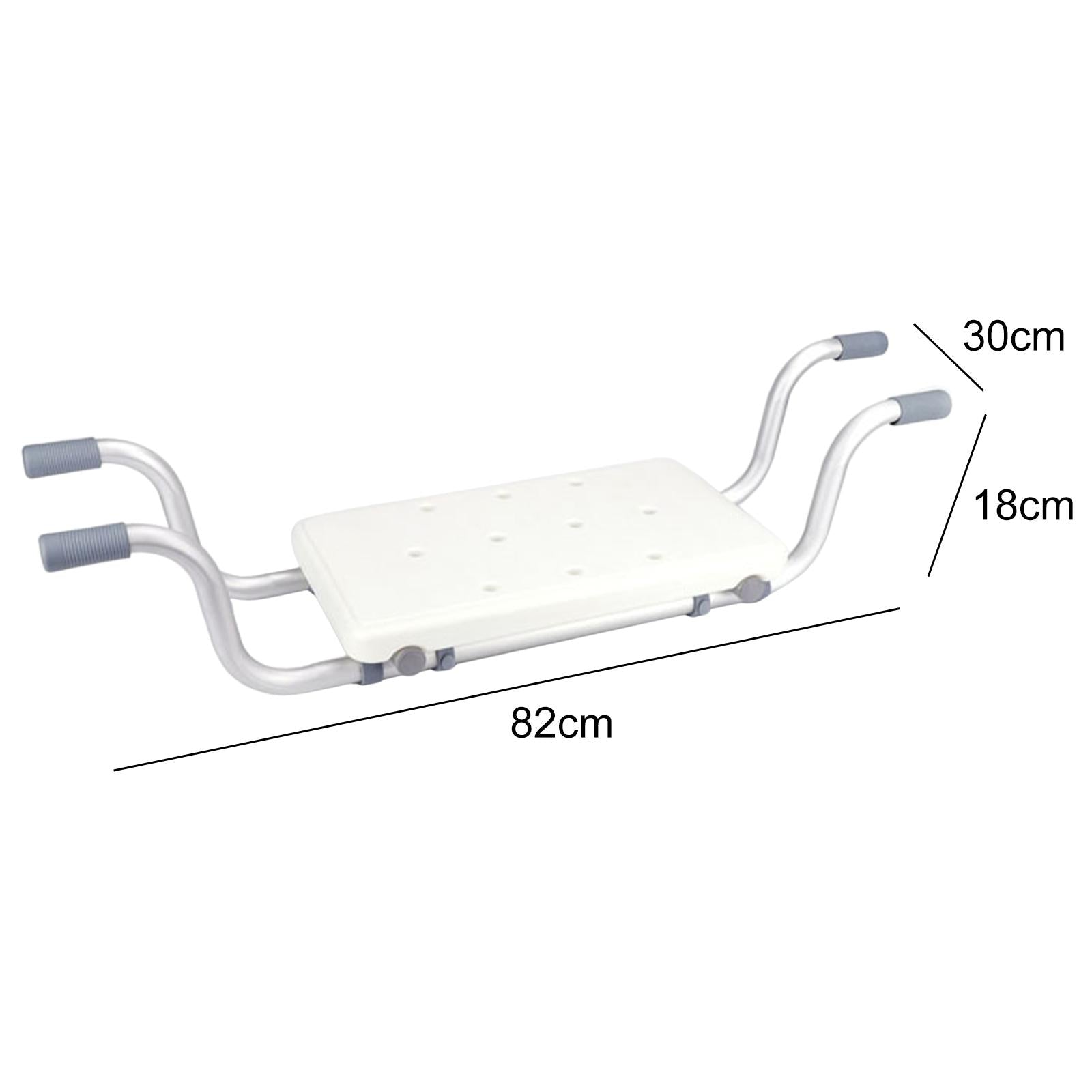 Aluminium Bath Bench Bath Board Bath Seat for Handicap Fits Most Bathtubs