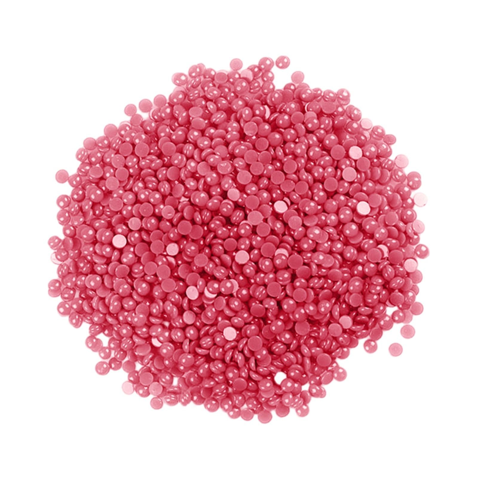 Depilatory Hard Wax Beans for Leg Arm Hair Removal Women Men Rose 100g