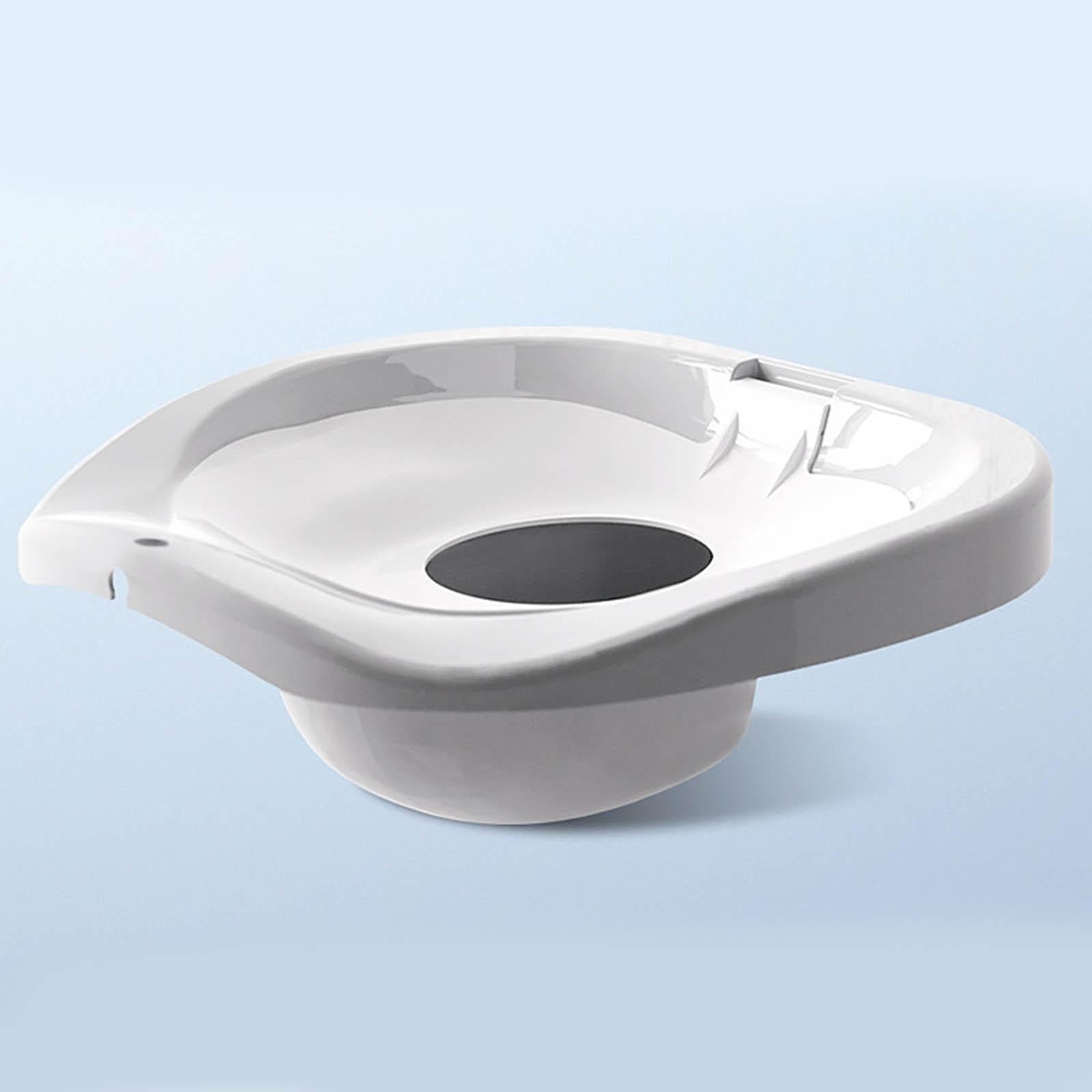 Toilet Sitz Bath Basin Hangable Soaking Basin Heavy Duty Universal Portable Gray